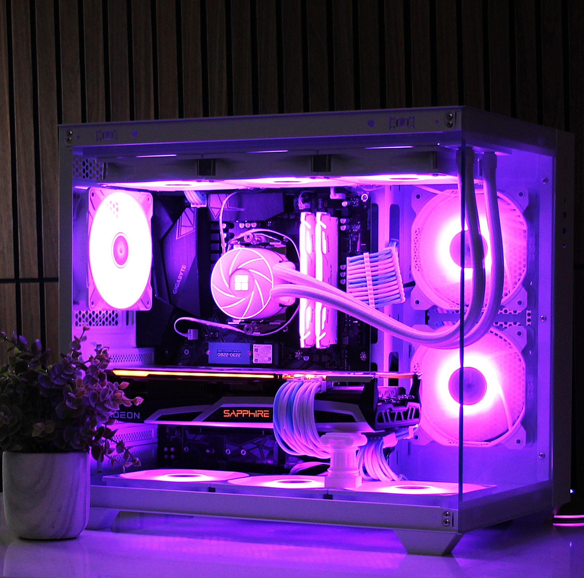 White 💻 Rx6900XT Gaming PC 💻| Ryzen 7 5800XT | 1TB NVME | 32GB RAM | B550 | Windows 11 | 850W
