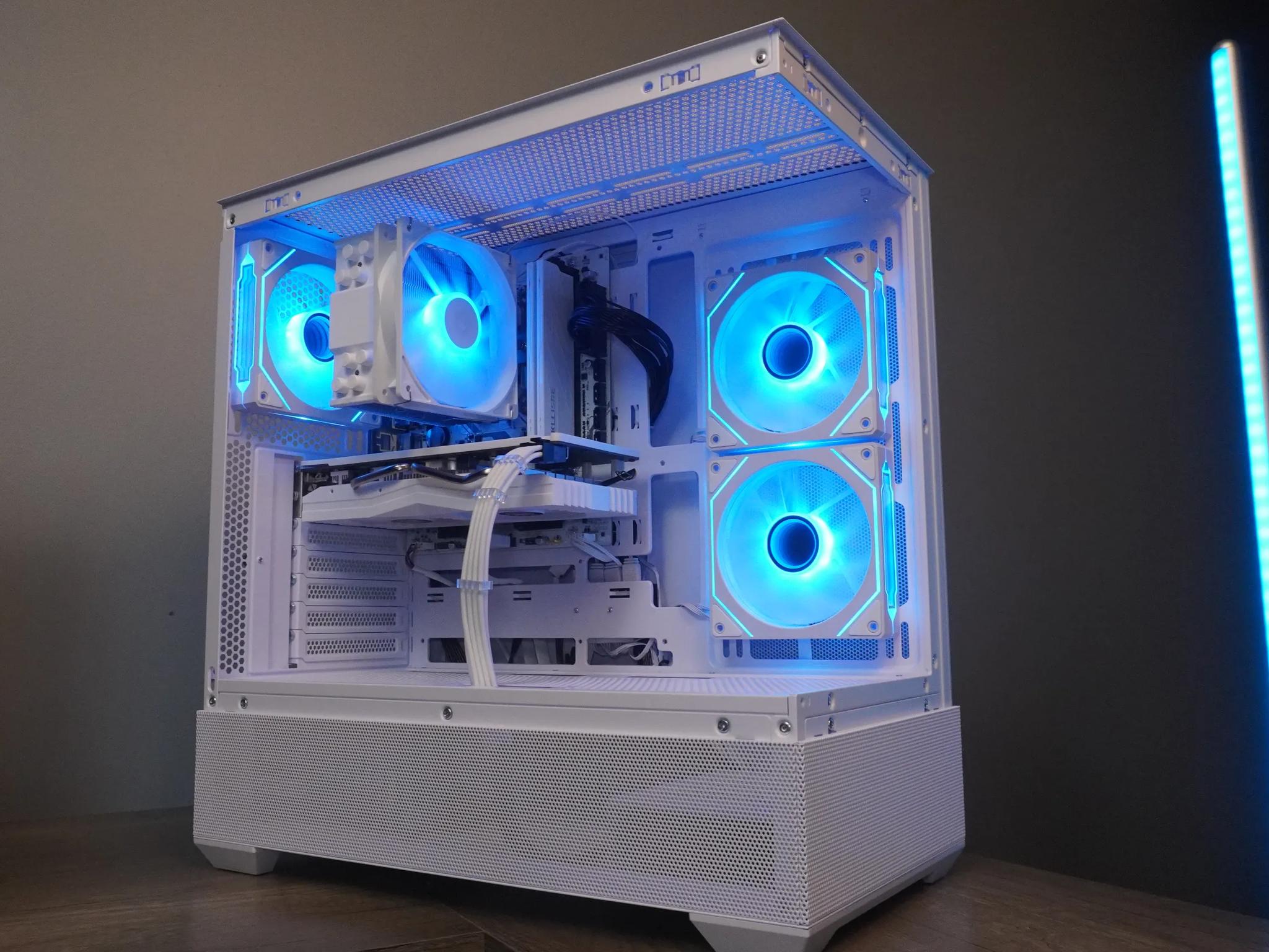 🤍ALL WHITE🤍 Starter GAMING MACHINE 🧡RX 580 2048SP 🧡 Ryzen 5 5500 | 32GB | 1TB...