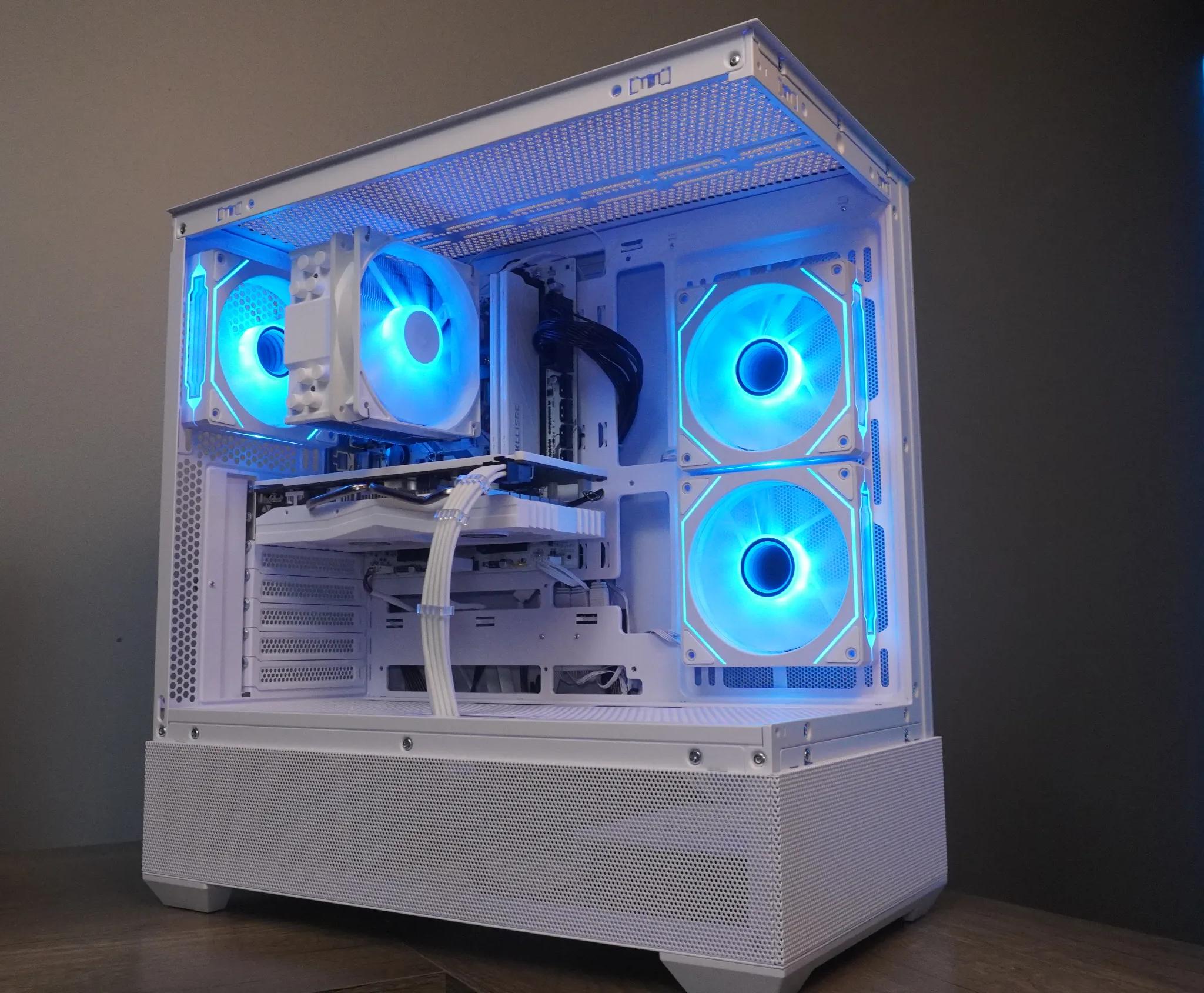 🤍ALL WHITE🤍 Starter GAMING MACHINE 🧡RX 580 2048SP 🧡 Ryzen 5 5500 | 32GB | 1TB...