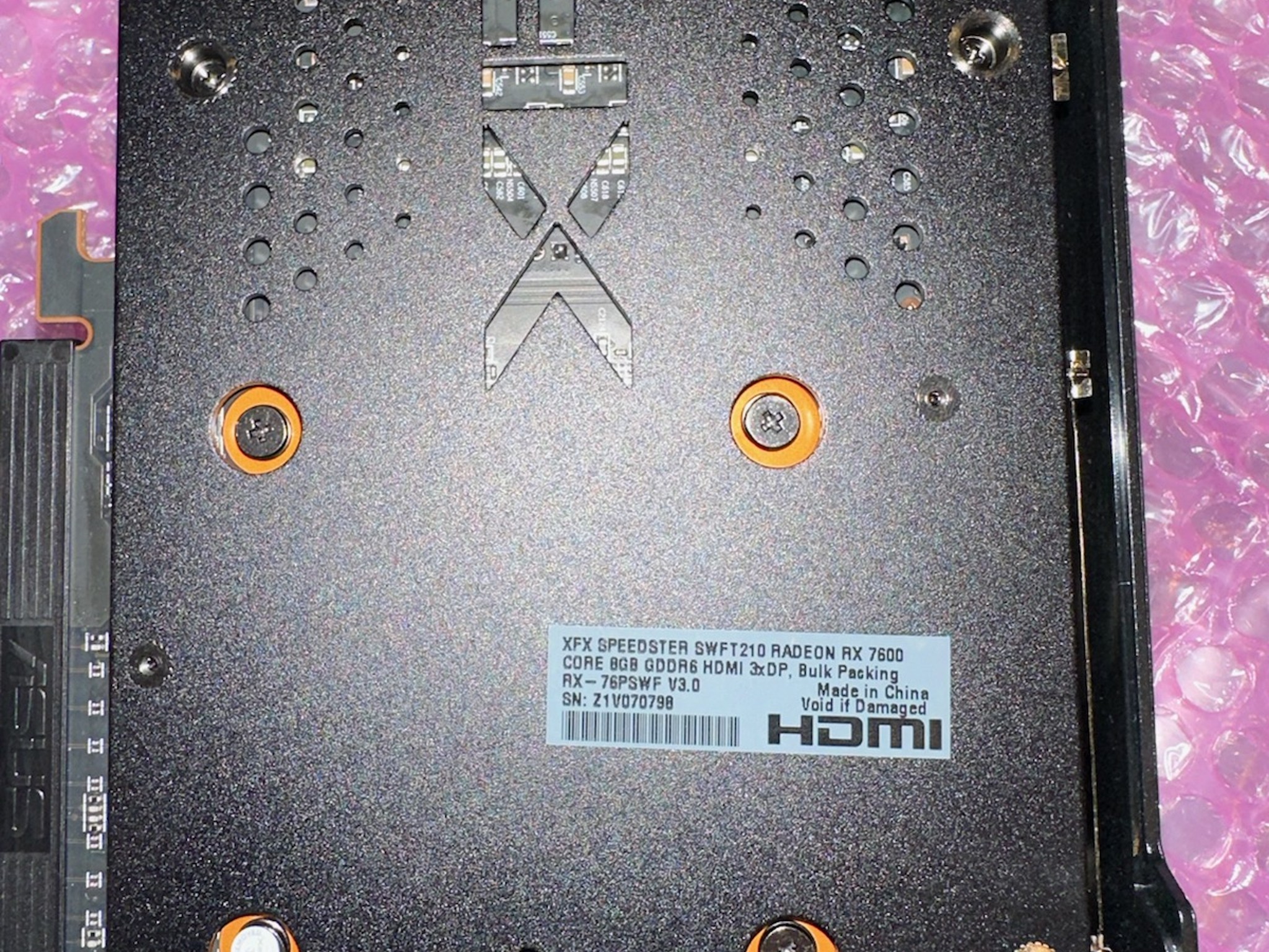AMD Radeon RX 7600 8GB GDDR6 Graphics Card