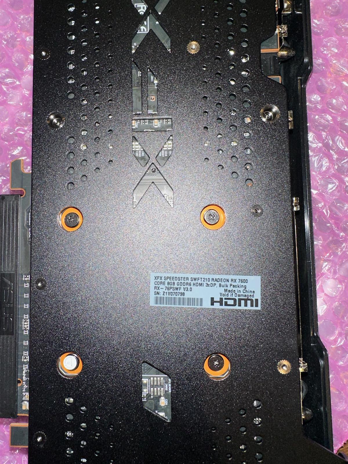 AMD Radeon RX 7600 8GB GDDR6 Graphics Card