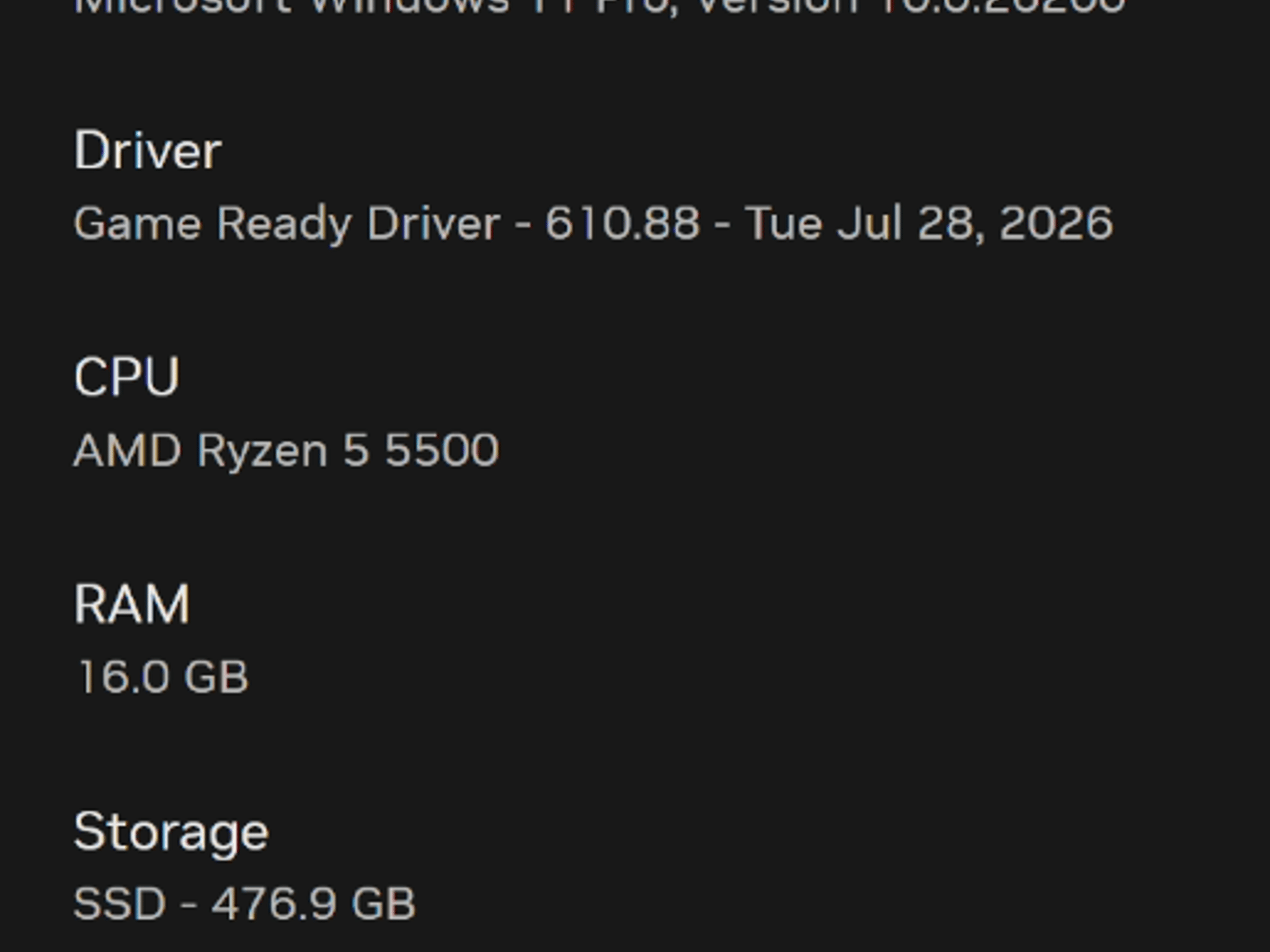 Ghost Byte | RTX 5060 TI 8G | RYZEN 5 5500 | 16GB DDR4 | 512GB SSD | WINDOWS 11 PRO + WIFI BLUETOOTH
