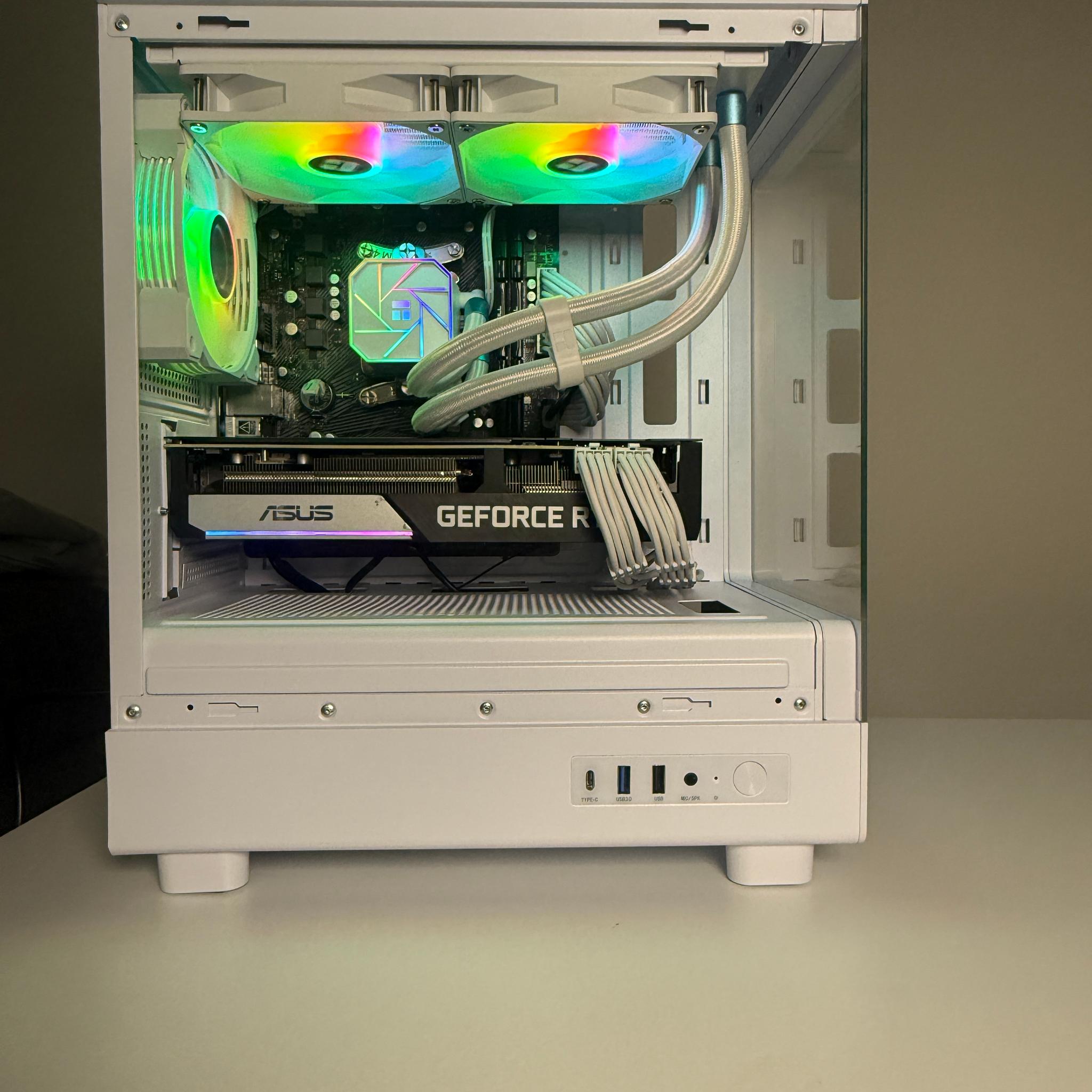 1440p High FPS White🔸RTX 3070🔸 240mm Aio Water Cooler