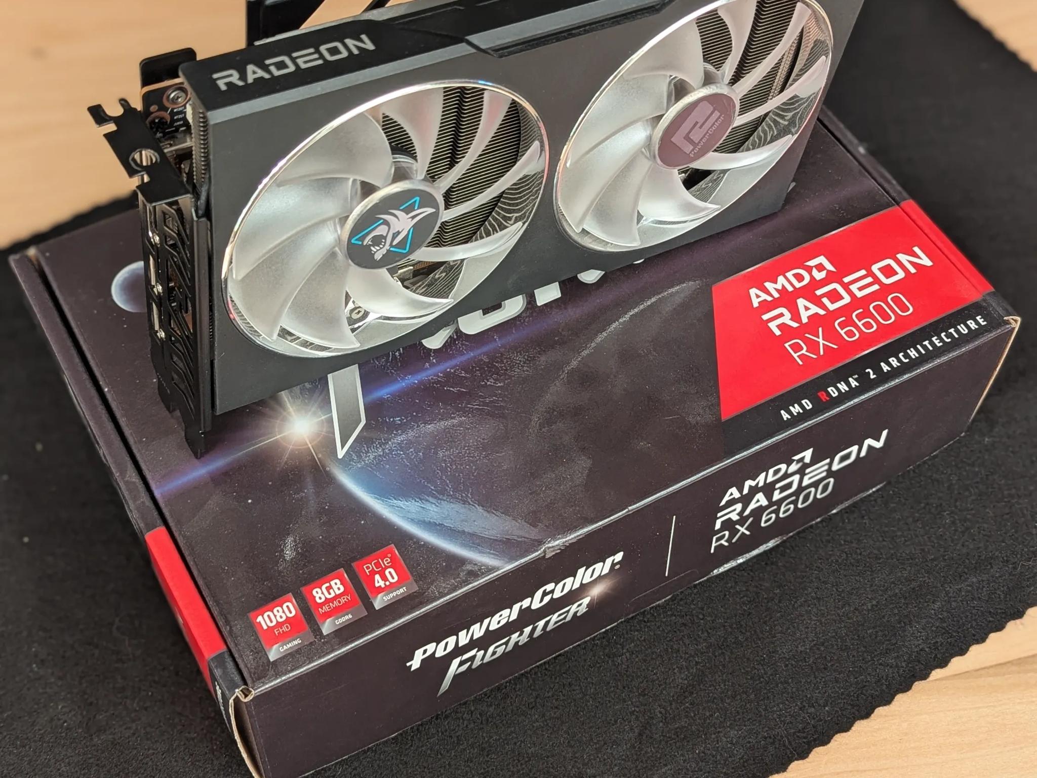 🐺 PowerColor Hellhound RX 6600 – 1080p Gaming Beast | Cool & Efficient 🎮