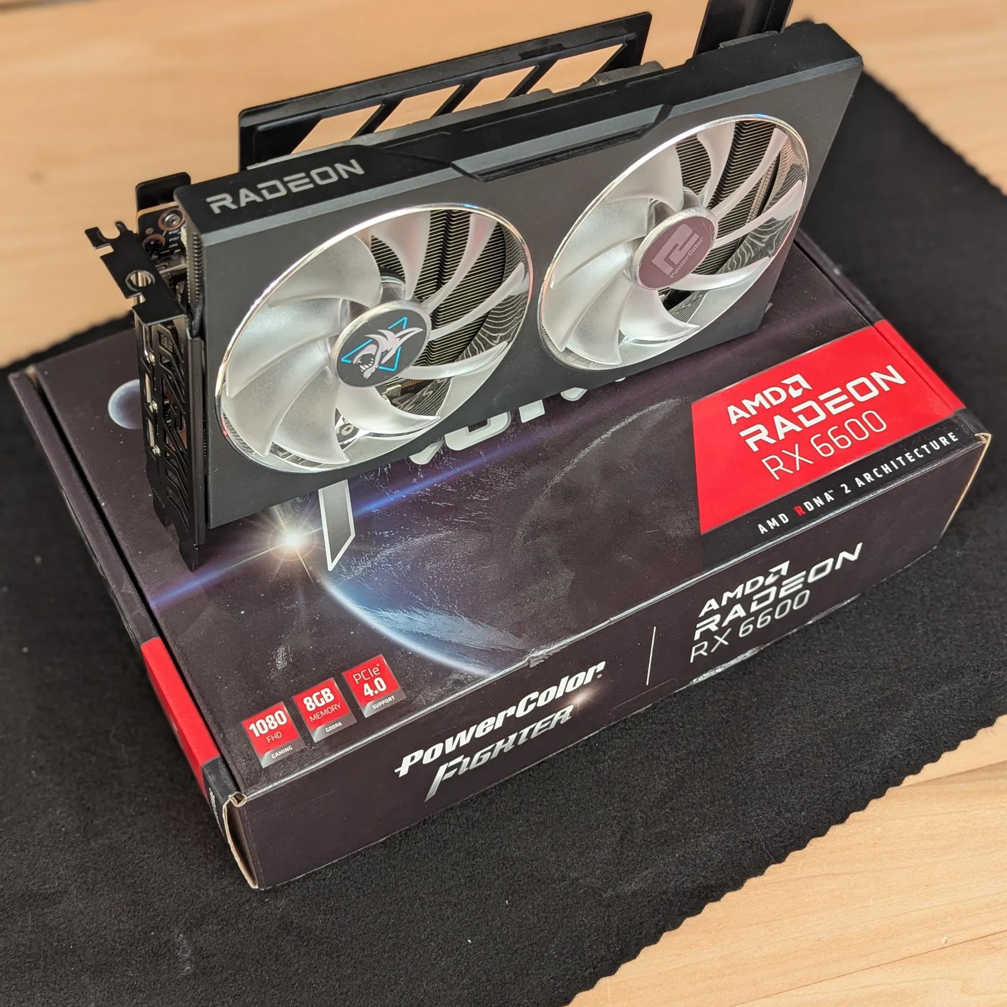 🐺 PowerColor Hellhound RX 6600 – 1080p Gaming Beast | Cool & Efficient 🎮
