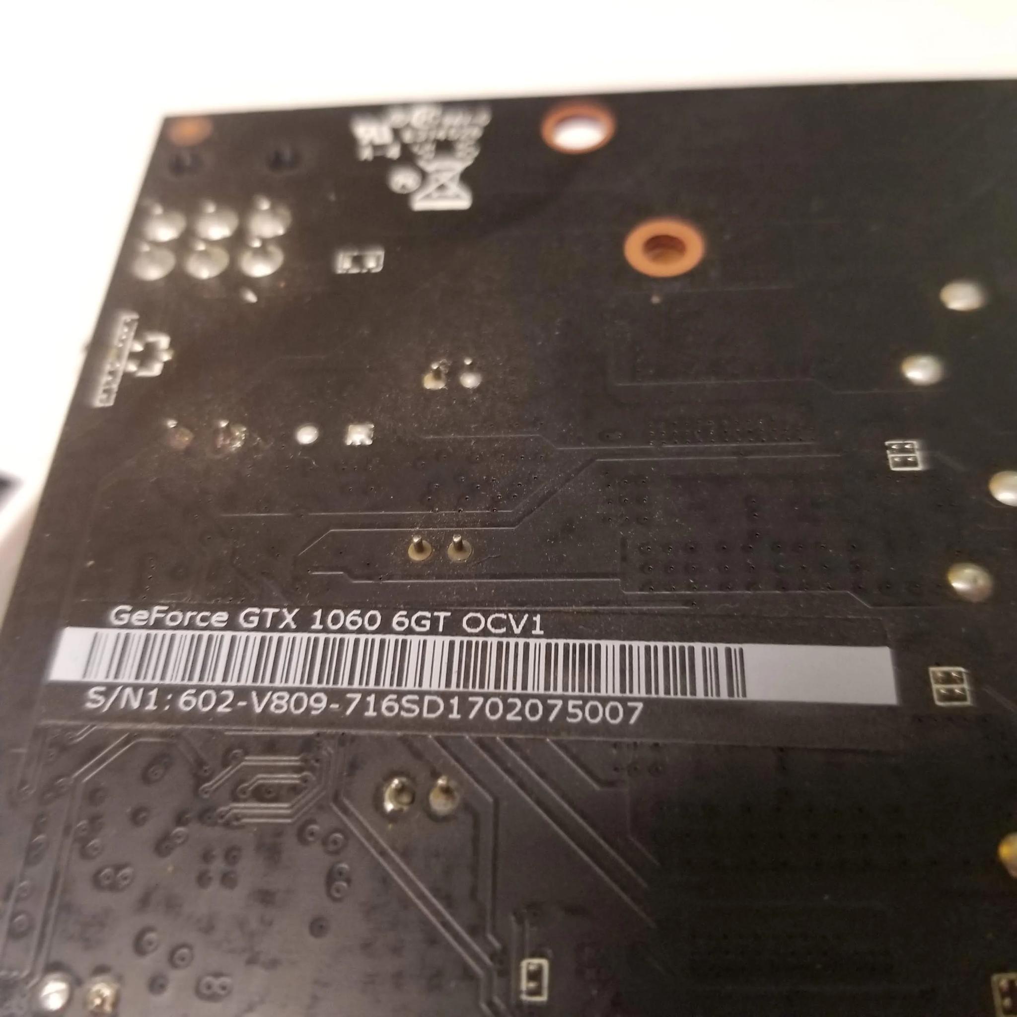 GTX 1060 6GB OC MSI Video Card GPU Graphics Card