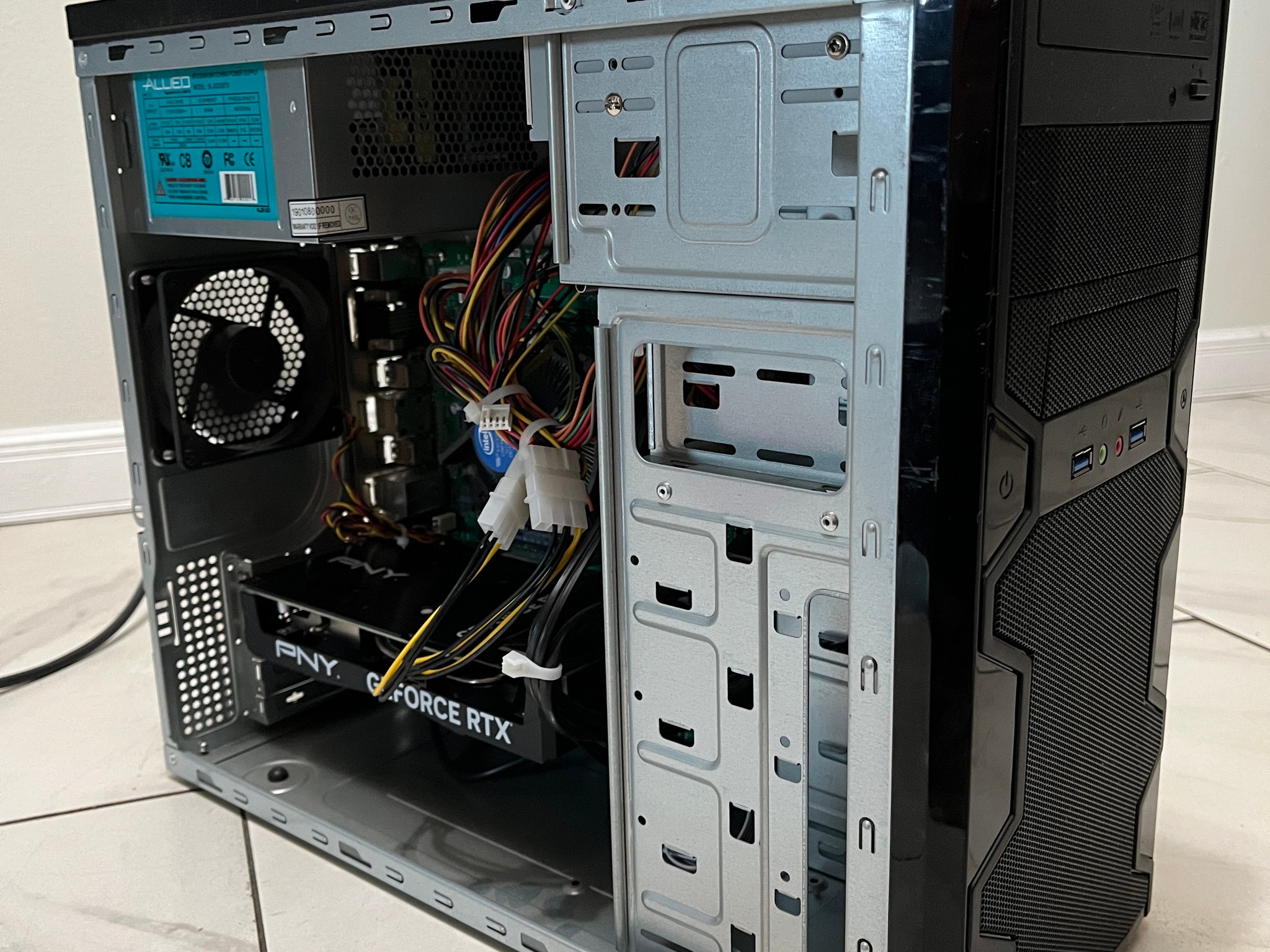 NVIDIA RTX 4060, Intel Core i7-9700, 16GB RAM, 500GB SSD - High FPS Gaming PC w/ Wi-Fi & BT