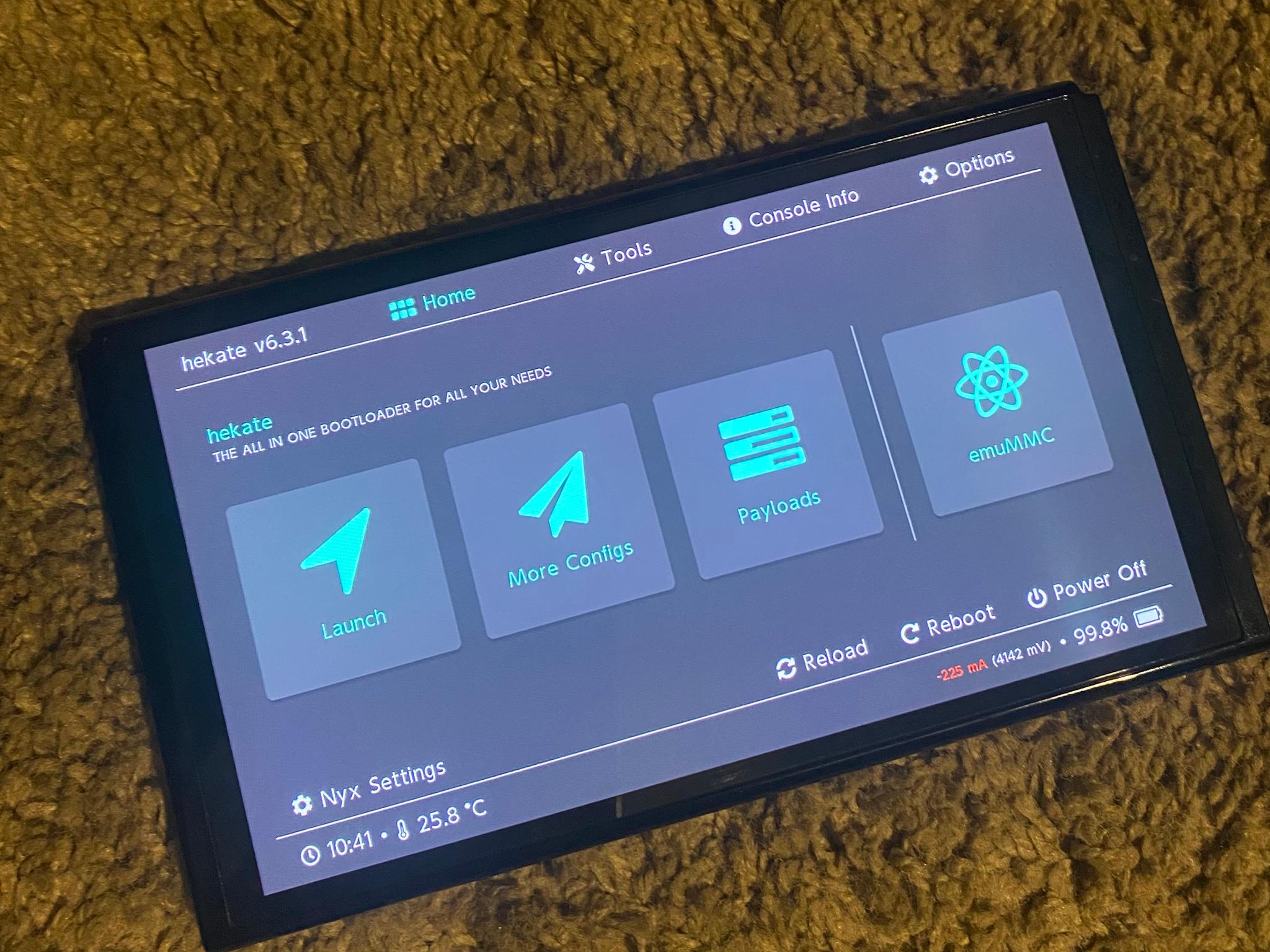 Nintendo Switch OLED RP2040 PICOFLY w/ Hori Split Pad Pro, Charger and 512gb sd card