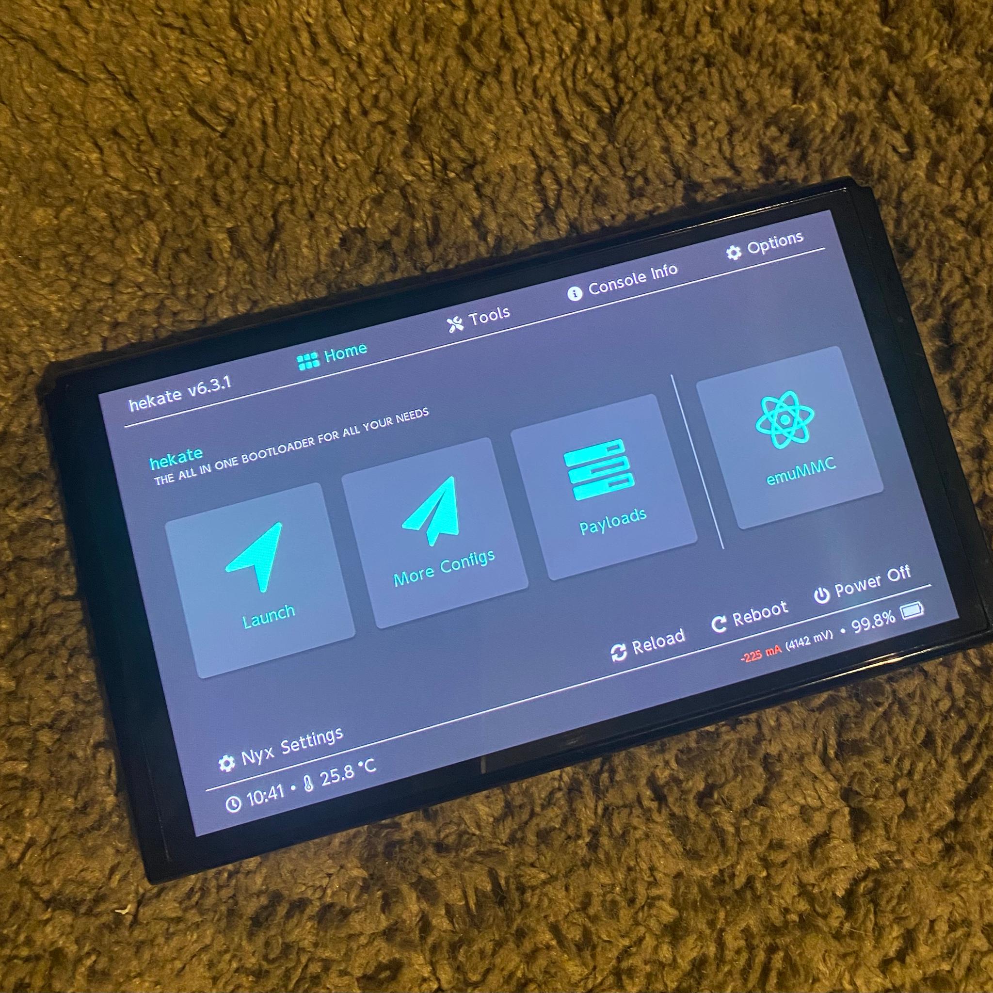 Nintendo Switch OLED RP2040 PICOFLY w/ Hori Split Pad Pro, Charger and 512gb sd card