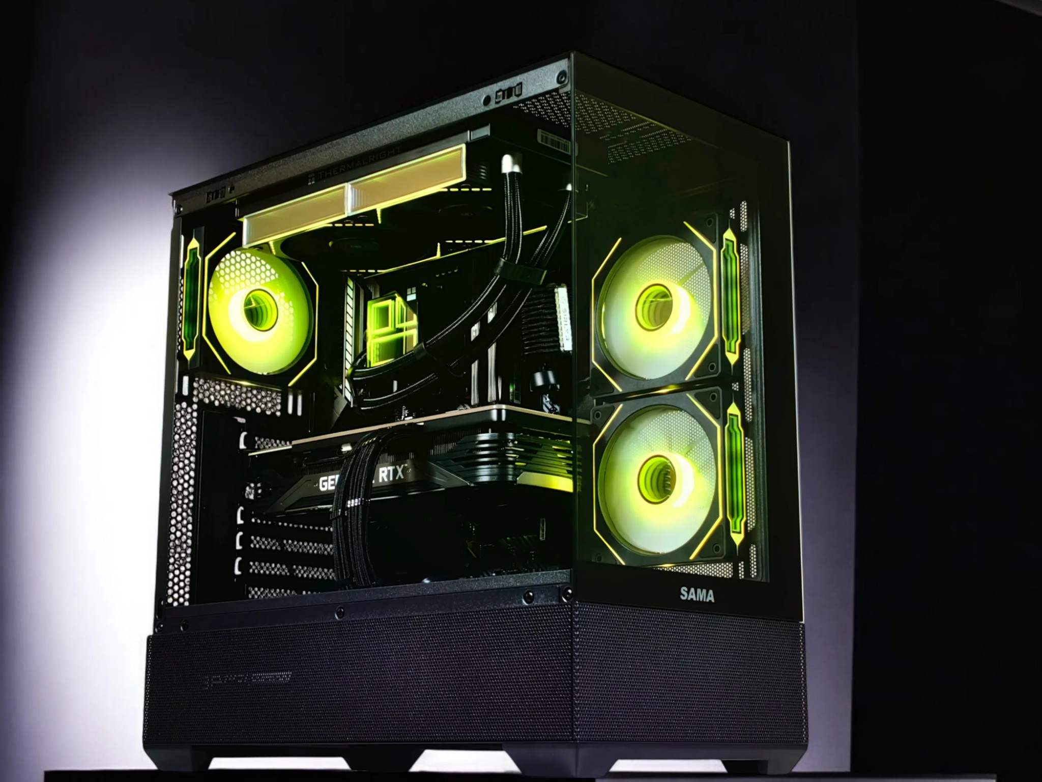 🚨Liquid Cooled Gaming PC🚀 Nvidia RTX 3080 10GB🚀AMD Ryzen 7 5700X3D 3D V-Cache🚀 32GB DDR4🚀1TB SSD