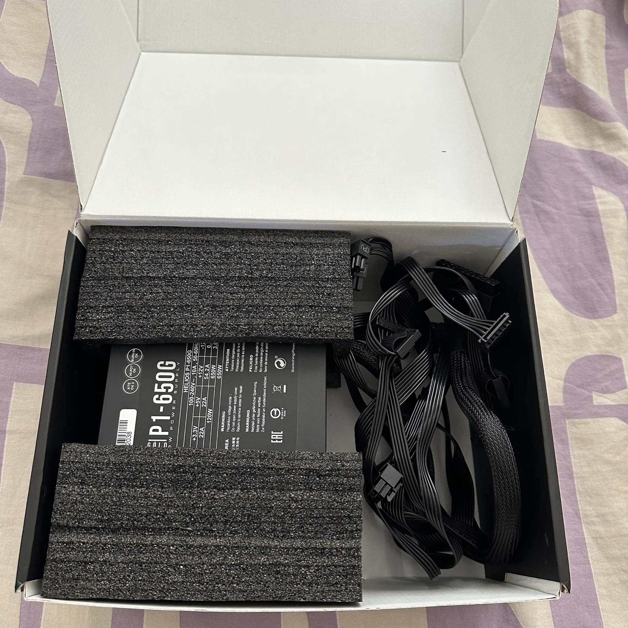 GAMDIAS Helios P1-650G, 650W 80 Plus Gold ATX Power Supply