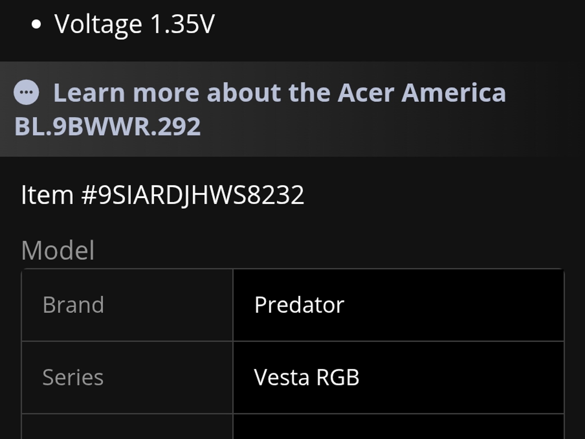 Predator vesta rgb
