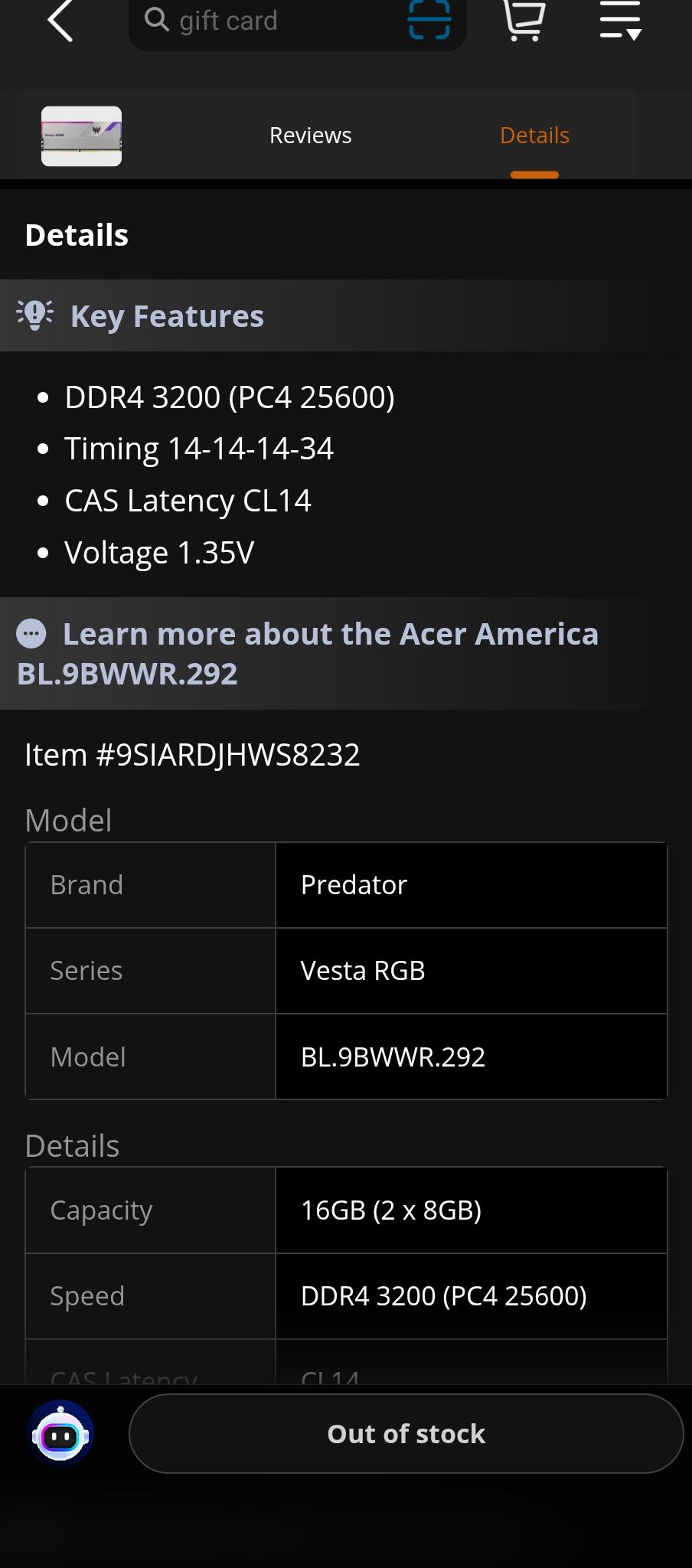Predator vesta rgb