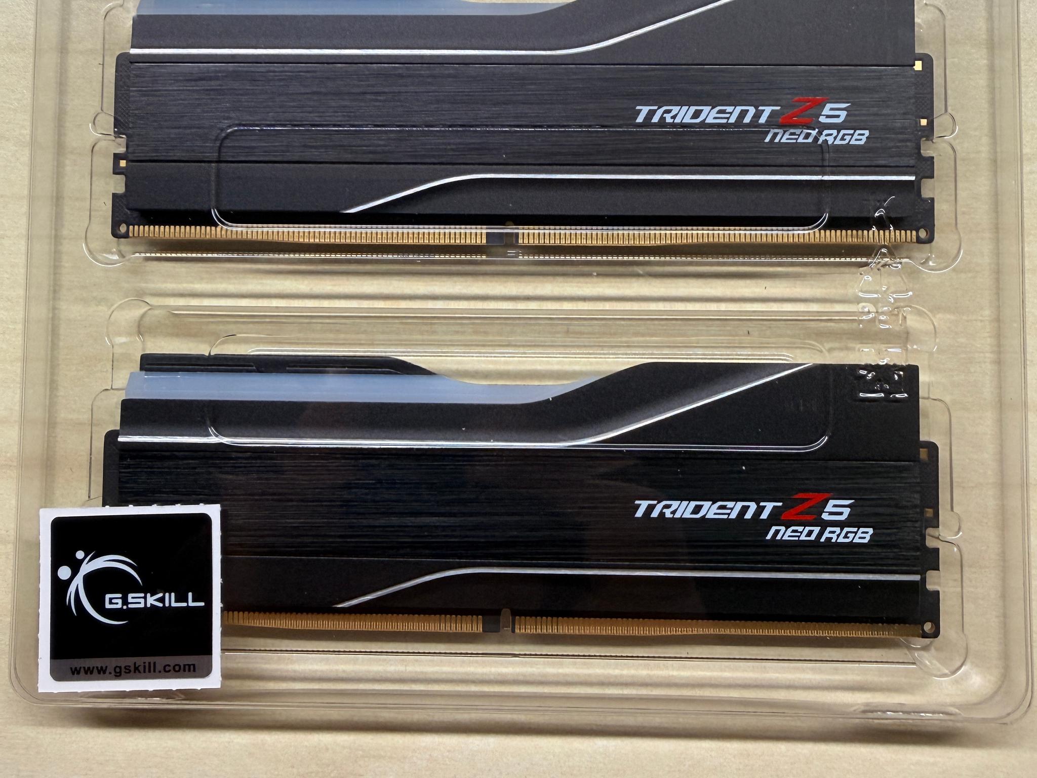 G.Skill Trident Z5 neo rgb DDR5-8000 CL40 24Gbx2 EXPO