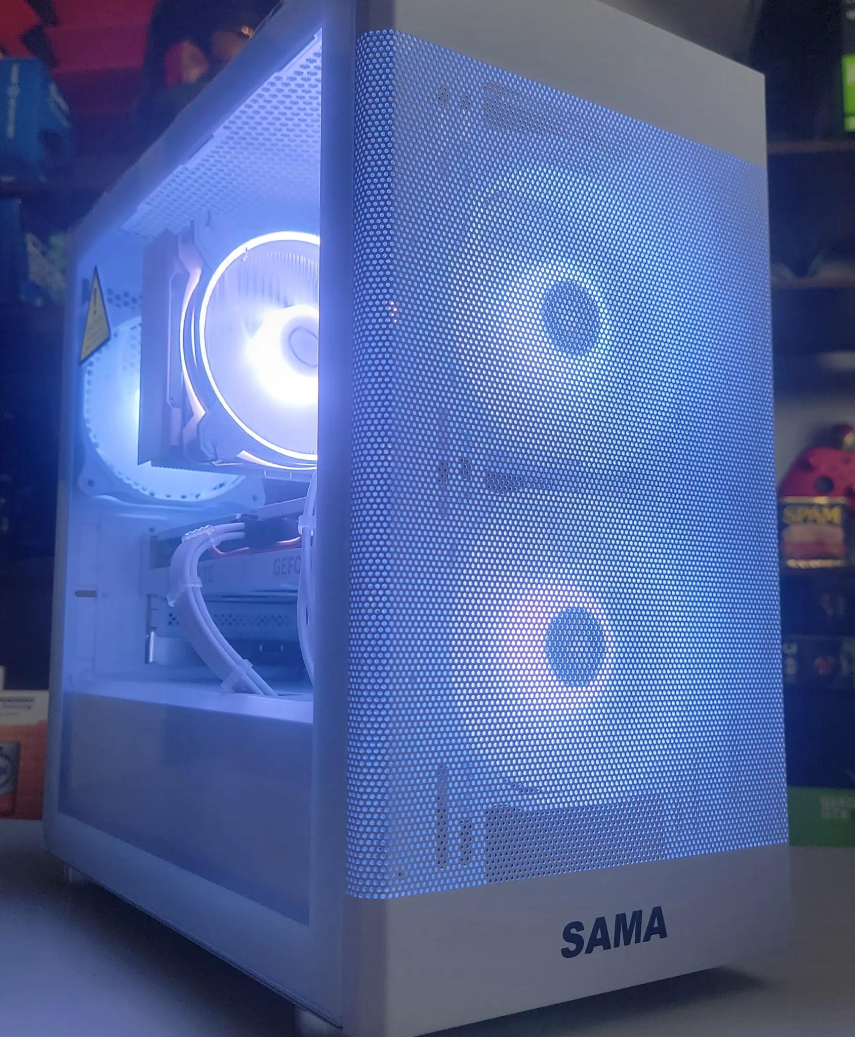 Whiteout RGB Gaming PC – Ryzen 5 7600X, RTX 4060, 32GB DDR5, 1TB NVMe ⚡️