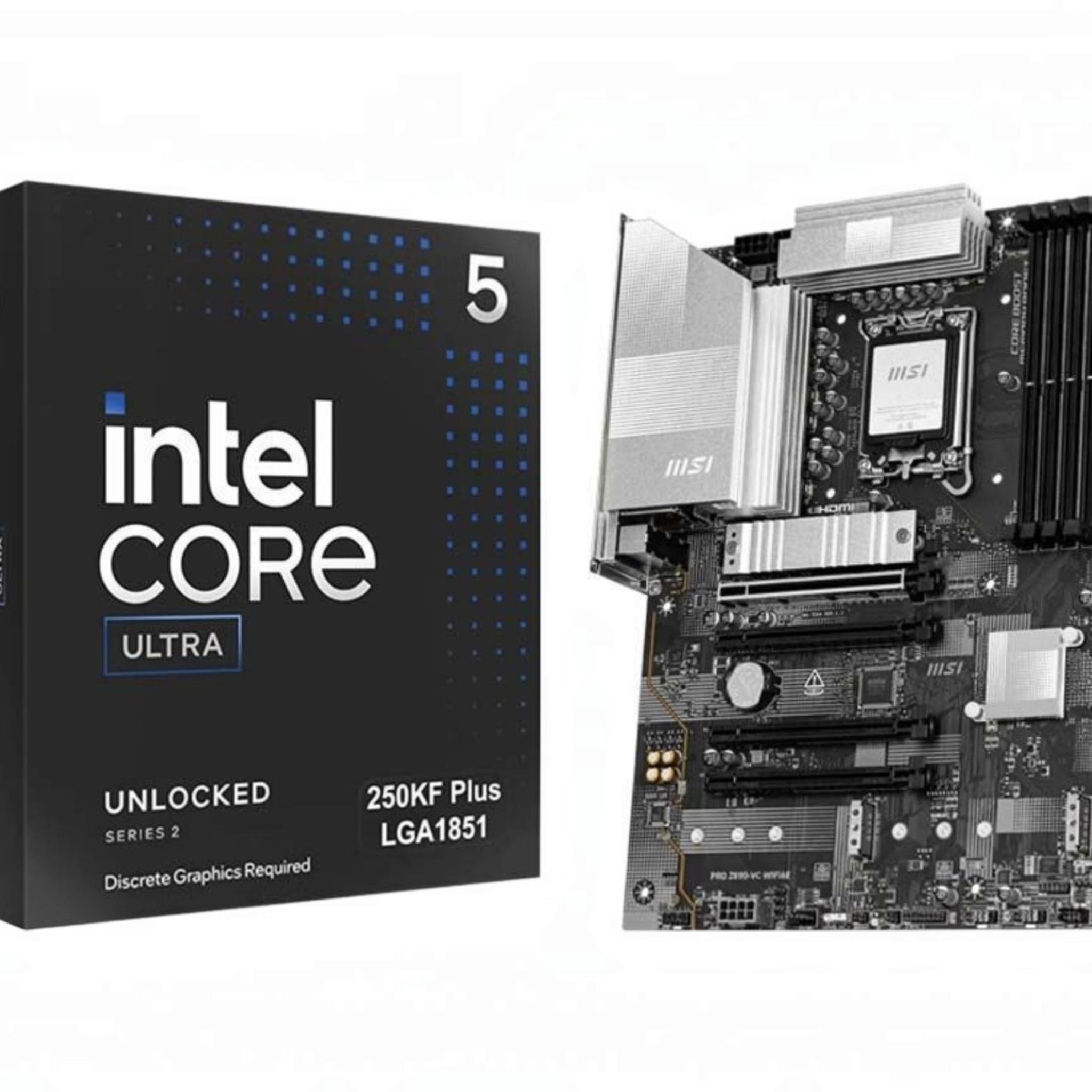 ore Ultra 5 250KF Plus + MSI Z890-VC PRO WI-FI6E  (CPU + Motherboard Bundle)