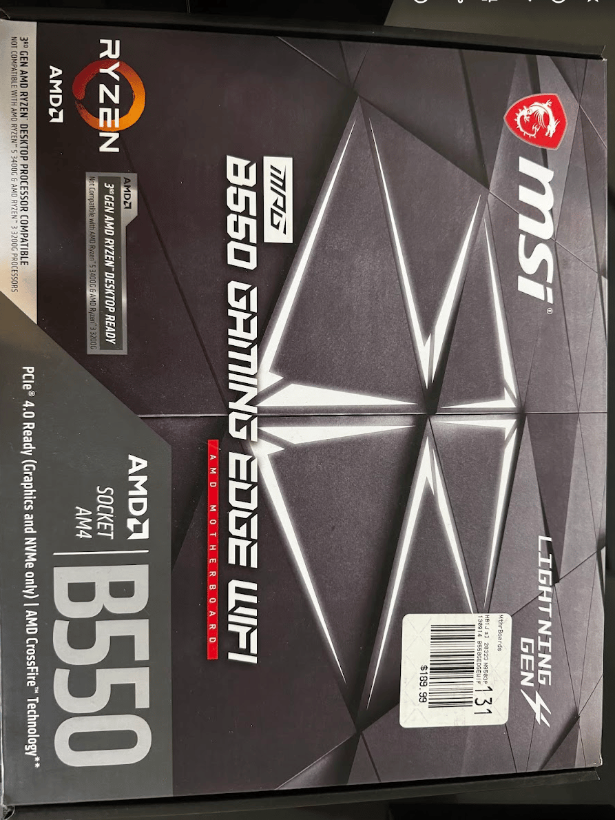 MSI B550 Gaming Edge Wifi
