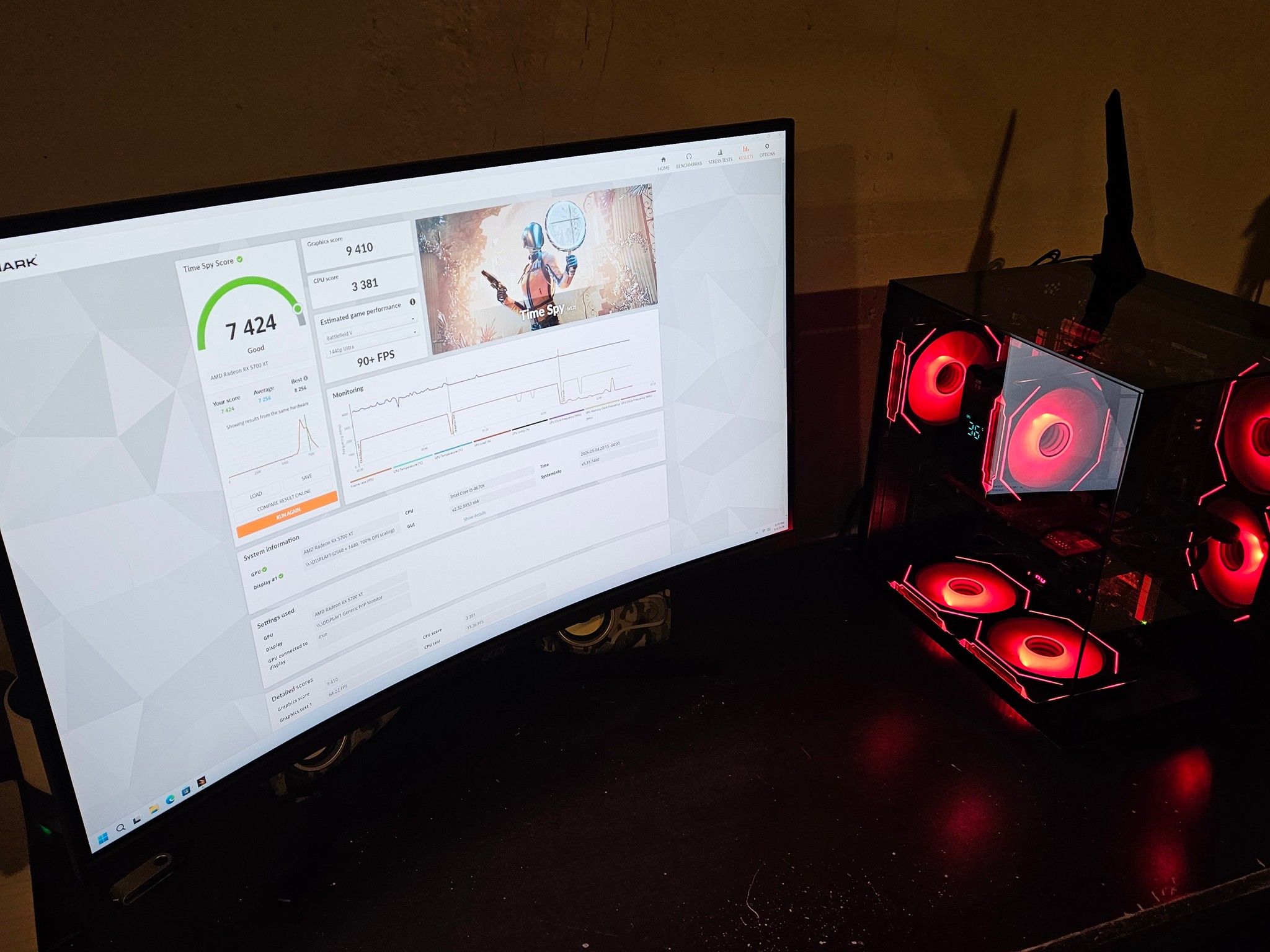 🔥 High-Performance RGB Gaming PC – RX 5700 XT | 16GB RAM | WiFi | Ready to Game 🔥