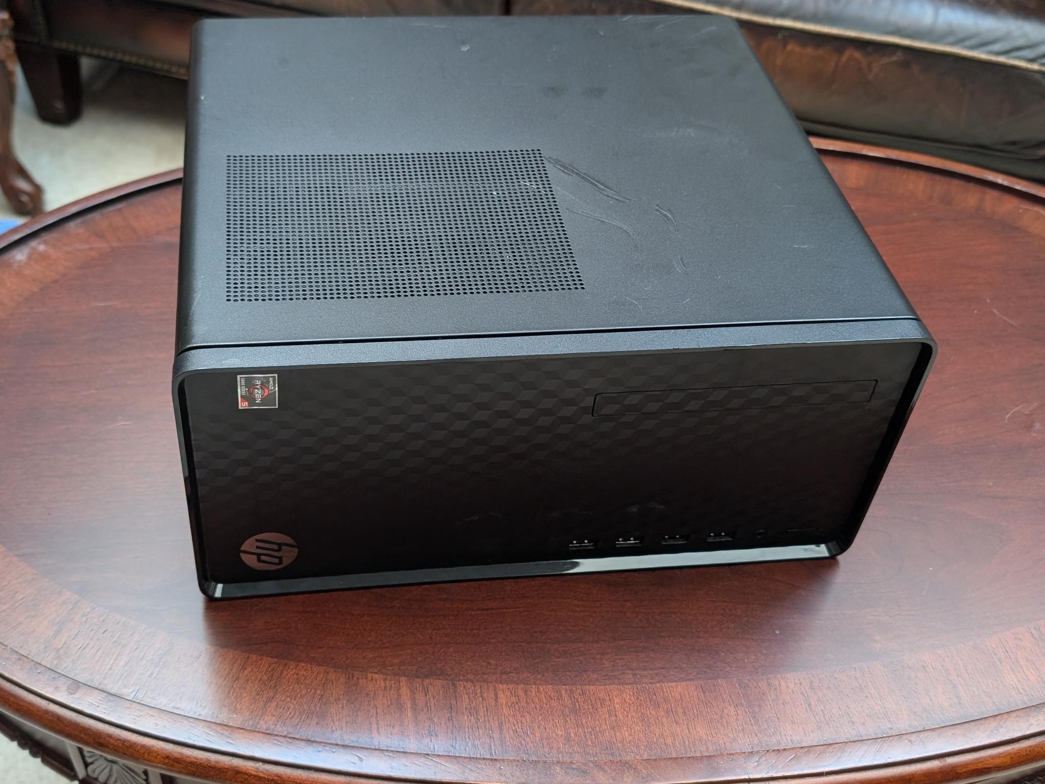 Steam OS console conversion of used HP Workstation, Intel Arc GPU added on