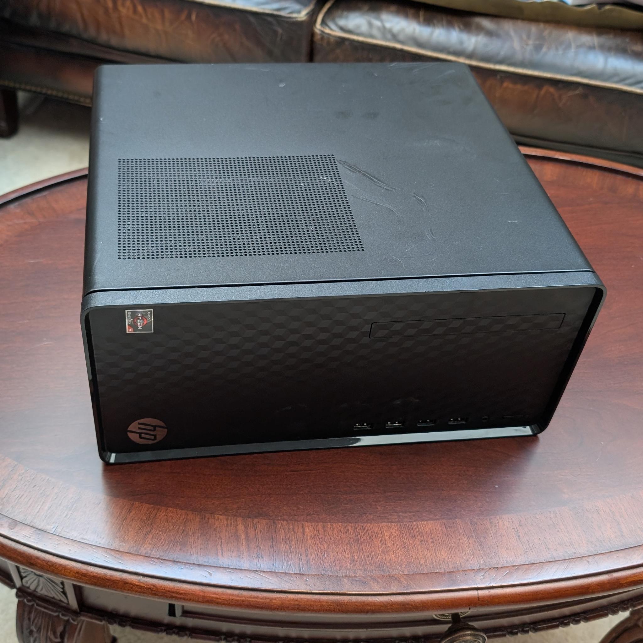 Steam OS console conversion of used HP Workstation, Intel Arc GPU added on