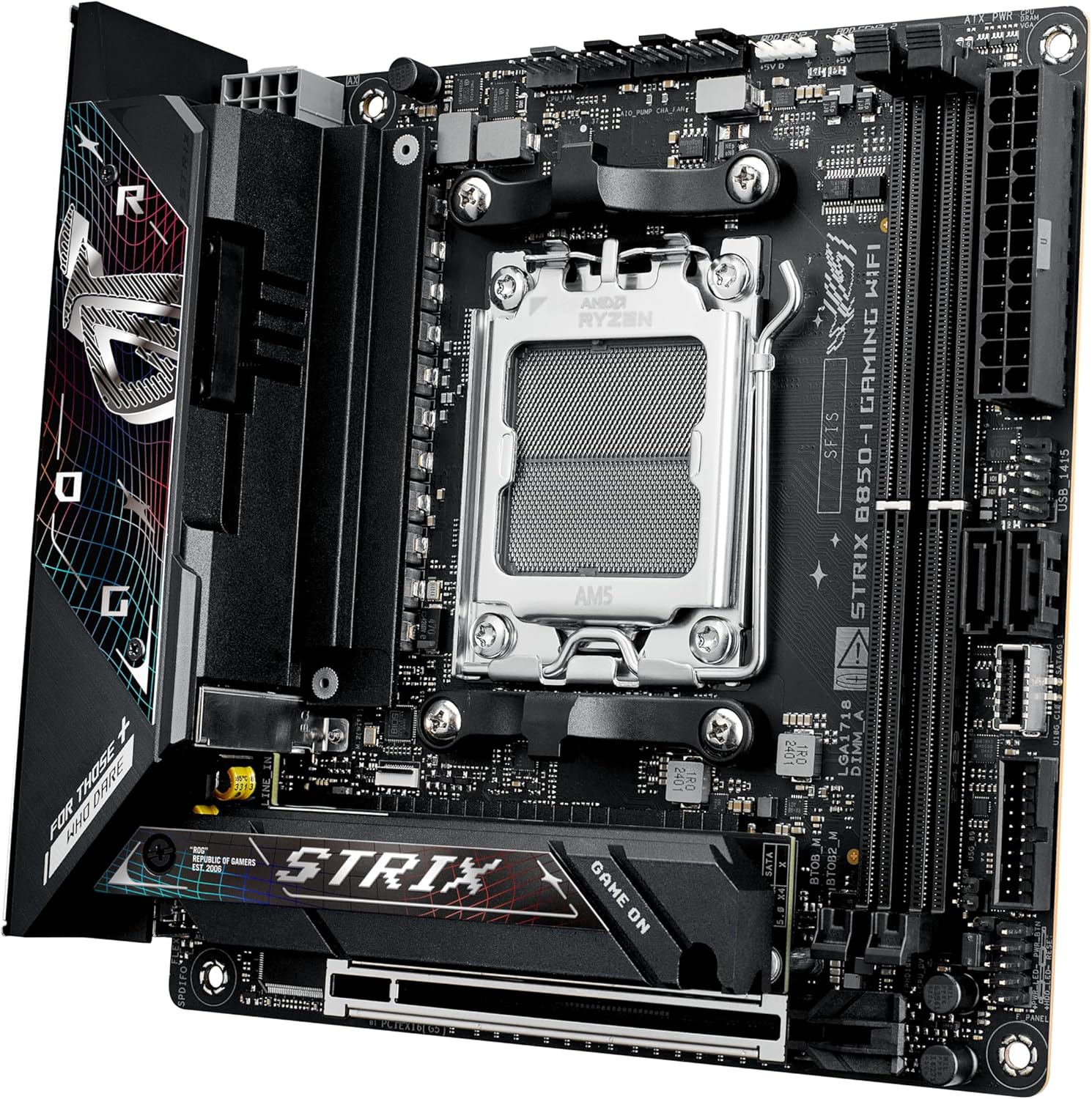ASUS ROG STRIX B850-I GAMING WIFI AMD B850 AM5 DDR5 Mini-ITX Desktop Motherboard