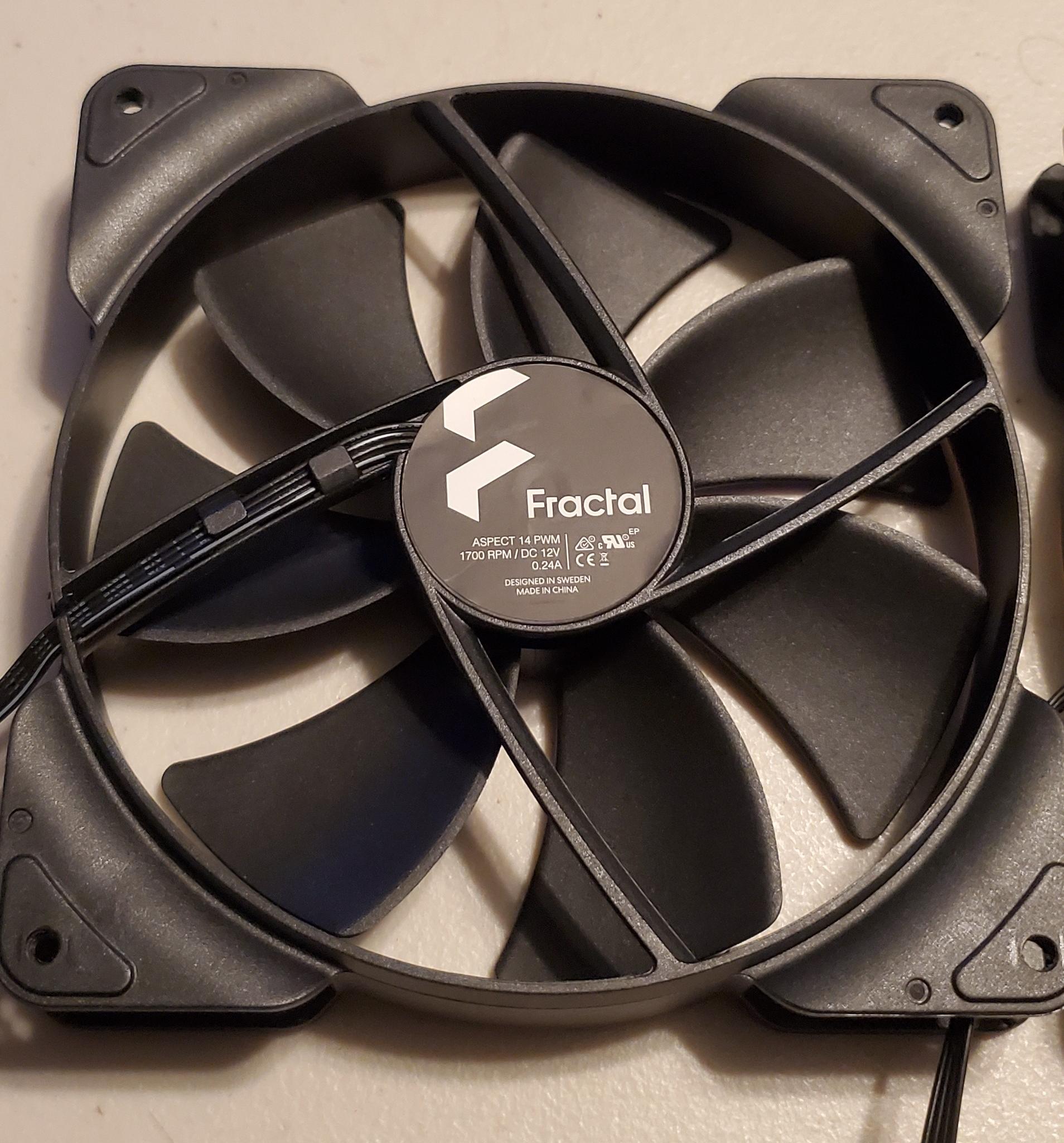 Fractal Design Aspect 14 140mm 4pin PWM Fans (2-Pack)