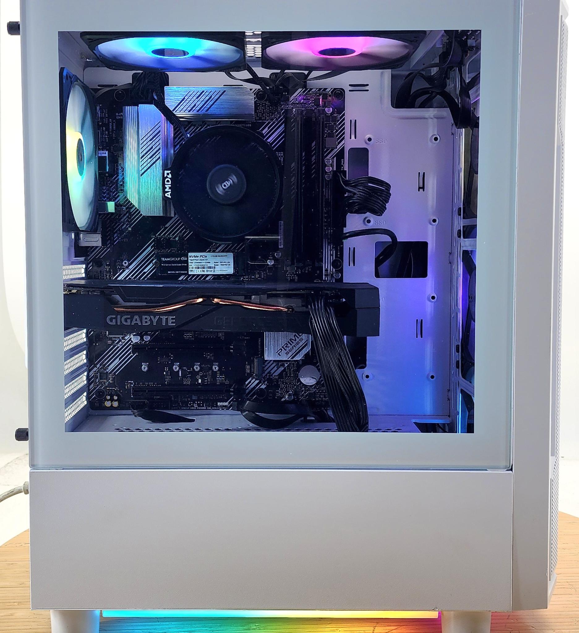 Gaming PC Ryzen 3 4100 16GB RAM 512GB SSD RTX 2060 12GB Windows 11 Computer