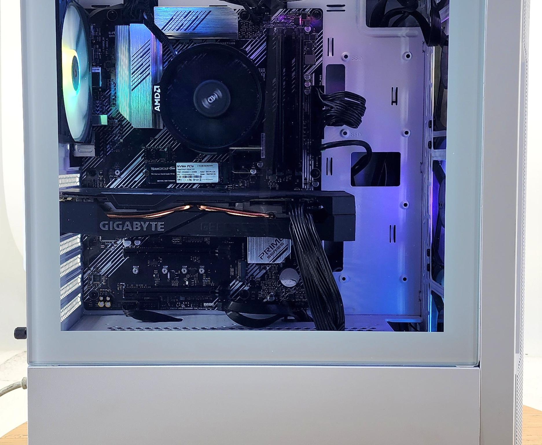 Gaming PC Ryzen 5 5500 16GB RAM 512GB SSD RTX 2060 12GB Windows 11 Computer