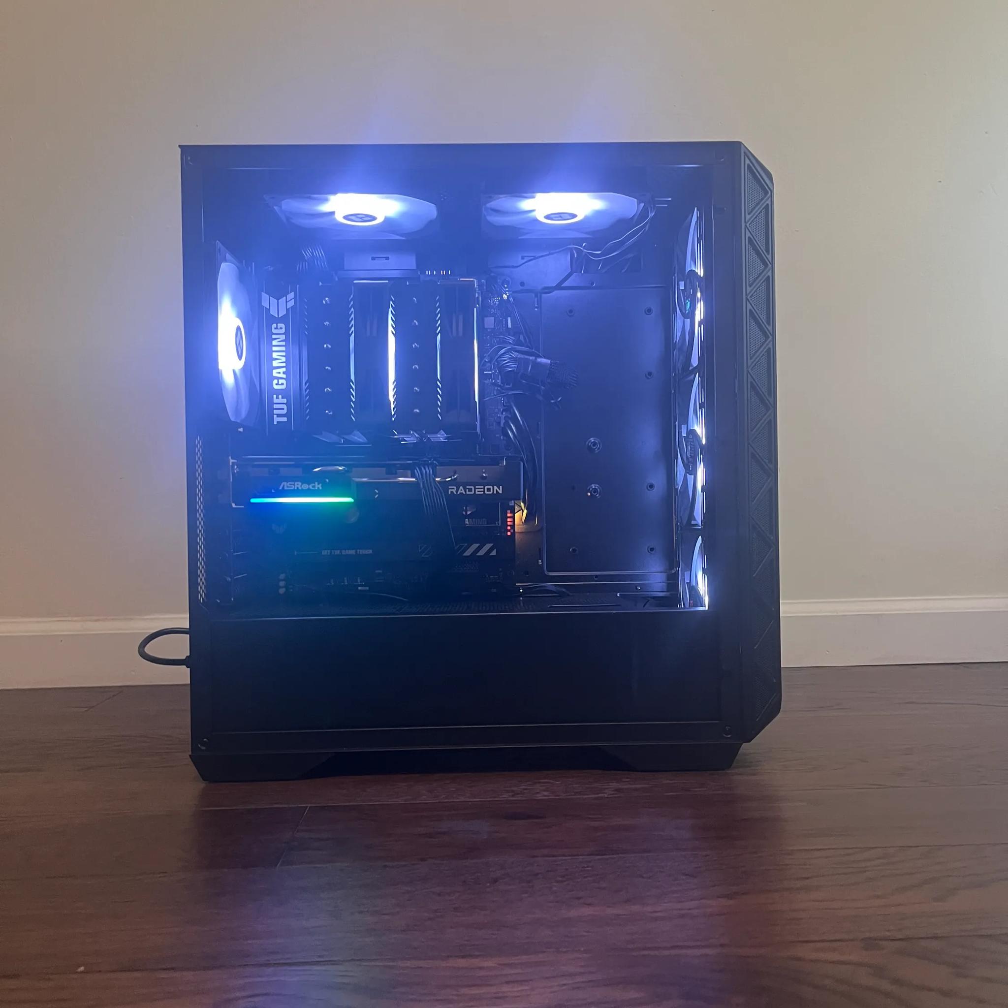 9060XT -16gb-SURROUND SOUND 7.1-Ryzen 7700X-32gb ram-2TB-WI-FI 7& Ethernet 2.5g FULLY ARG...