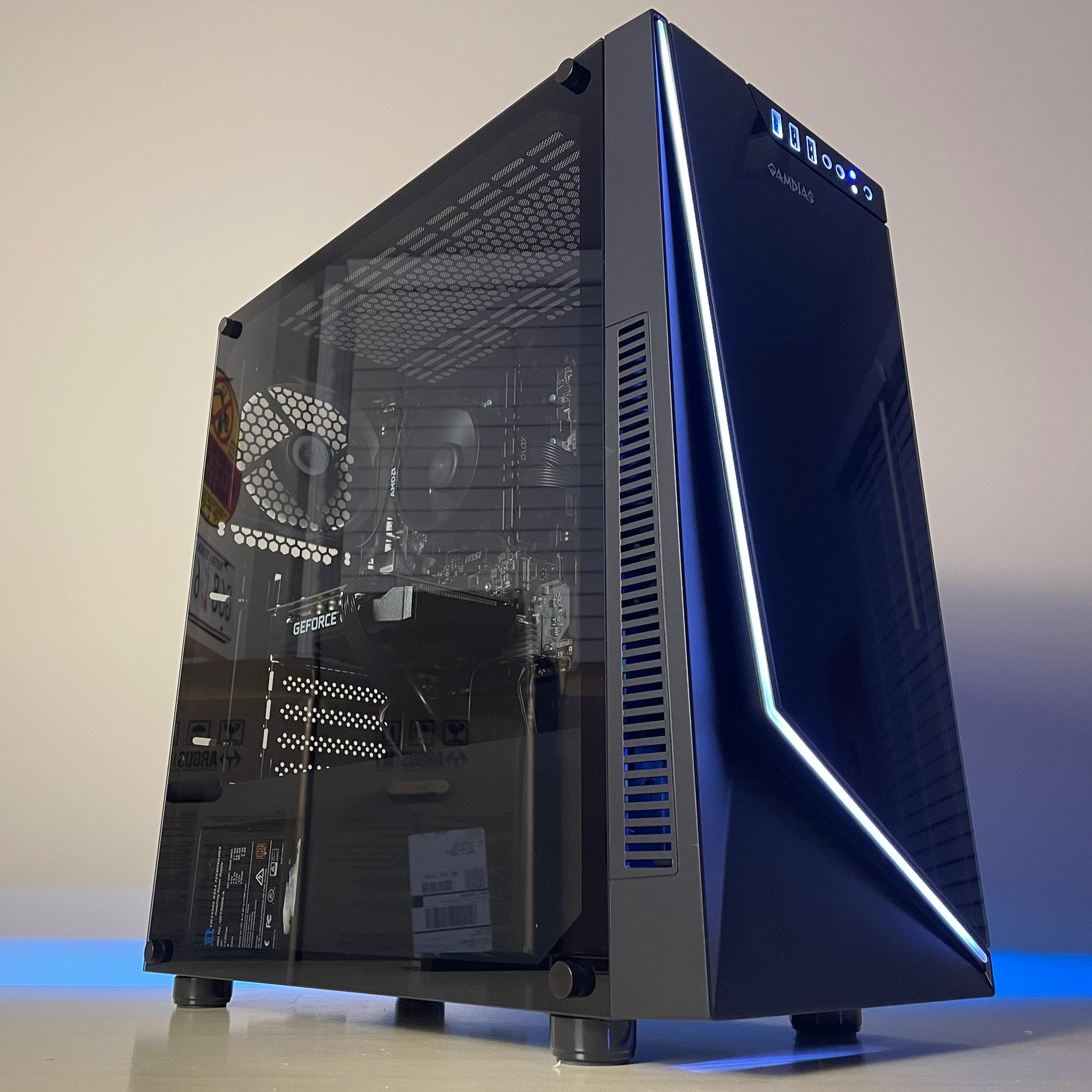 Custom Gaming Desktop PC Ryzen 5 | Rx 5500xt| 16GB Ram | 256gb Ssd | RGB strips |