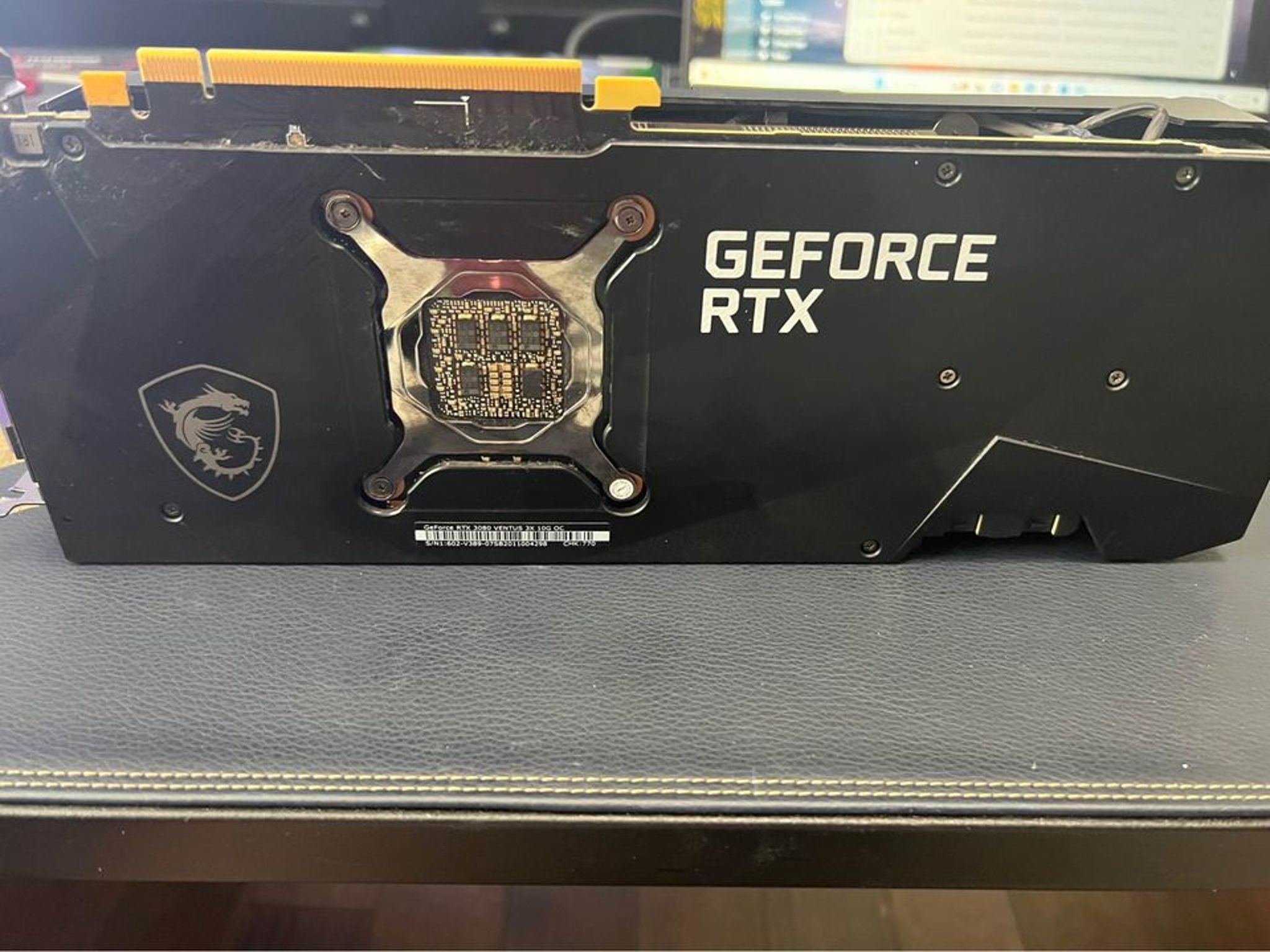 MSI GeForce RTX 3080 GPU 10g triple fan