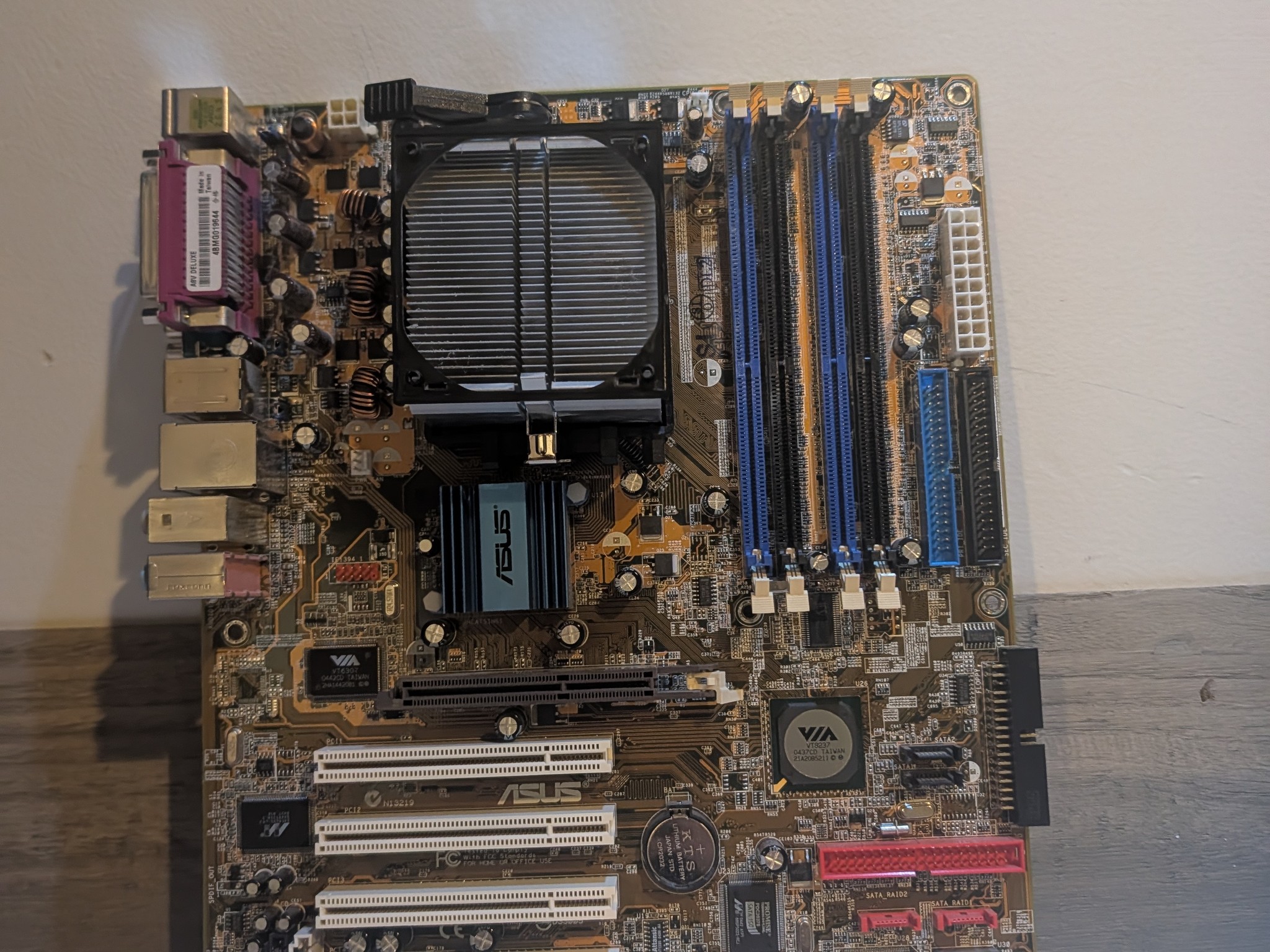 RETRO ASUS CPU Motherboard Cooler combo