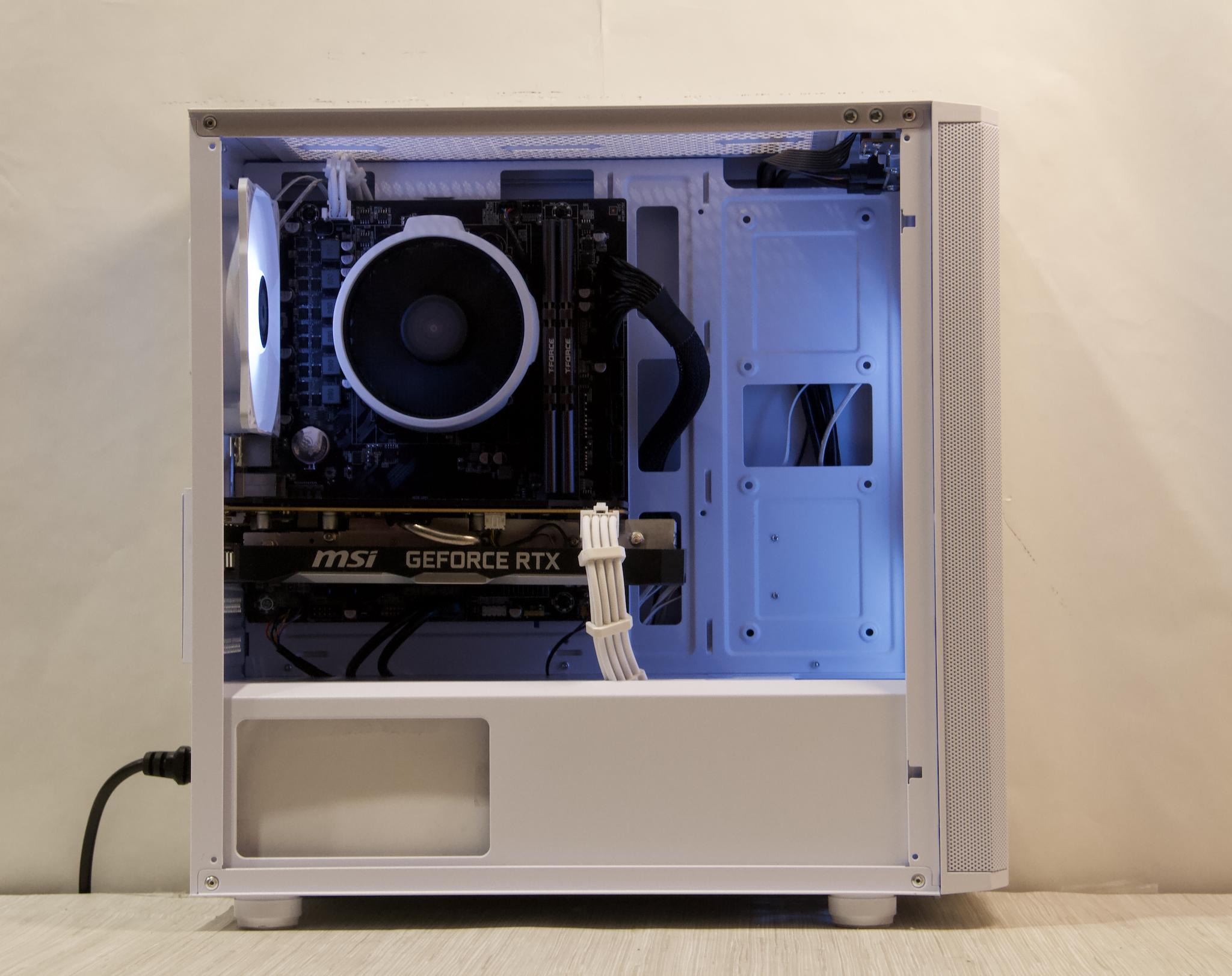 RTX 2060 Super, Ryzen 5 2600, 16GB DDR4, 1TB NVMe SSD, WiFi - Custom Gaming PC
