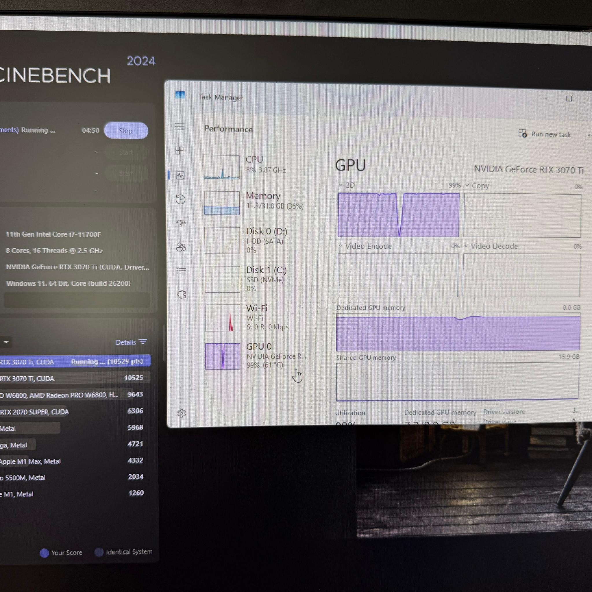 Gaming PC | RTX 3070Ti | I7-11700F | 32GB DDR4 | 500GB SSD 2TB HDD | WIFI & BT | WINDOWS 11
