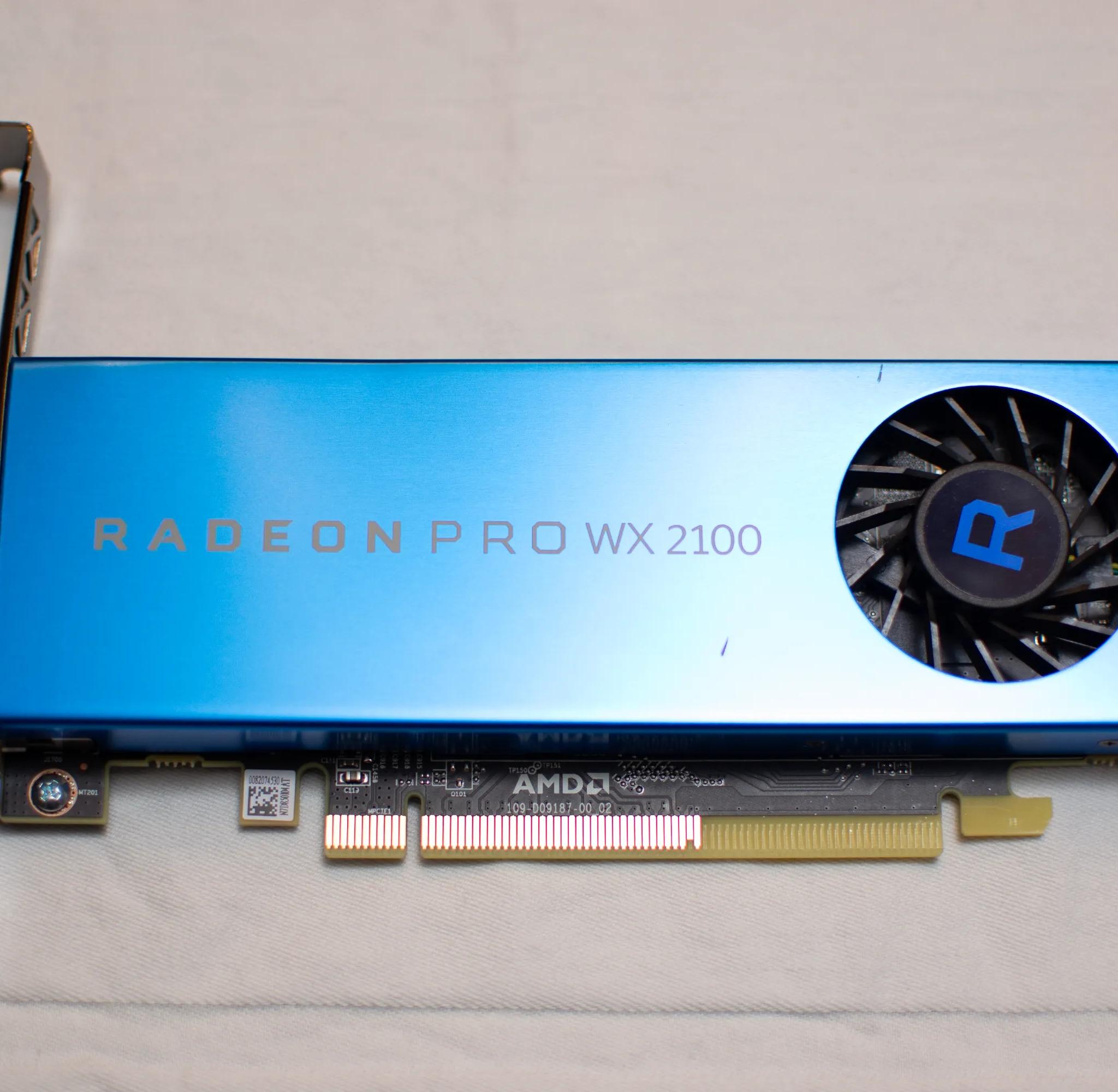 AMD Radeon Pro WX2100 GPU