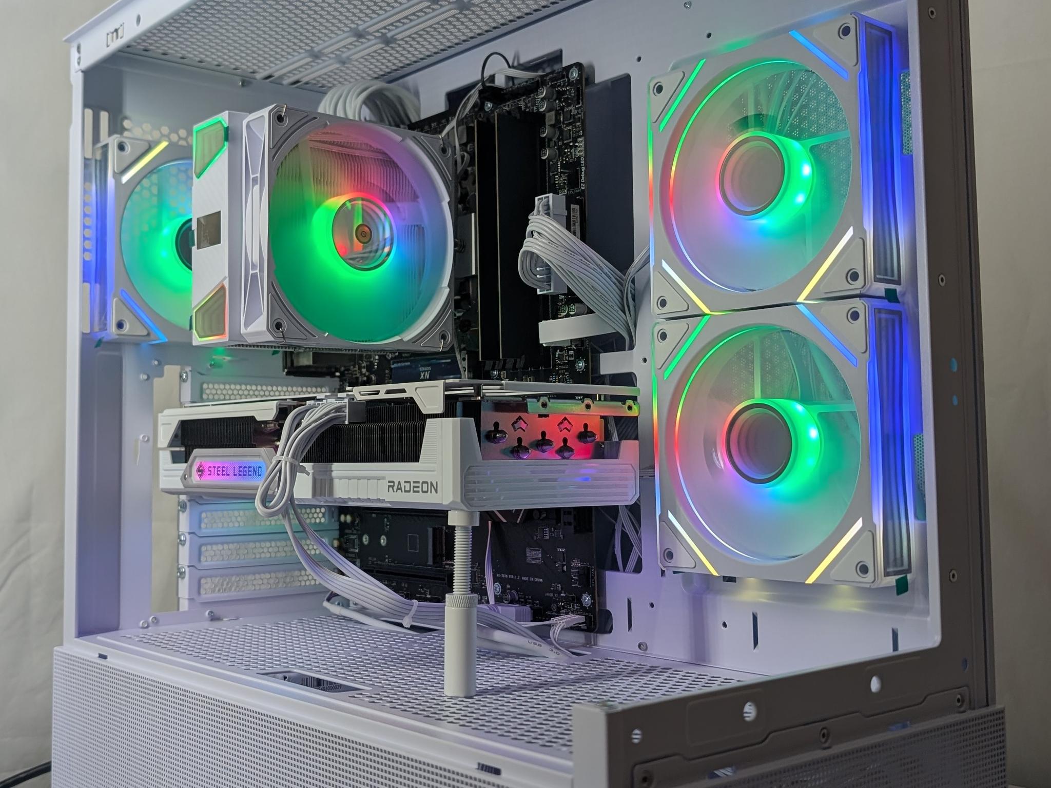 ALL WHITE | 9070XT 16GB | RYZEN 5 7500F | 1000W POWER SUPPLY