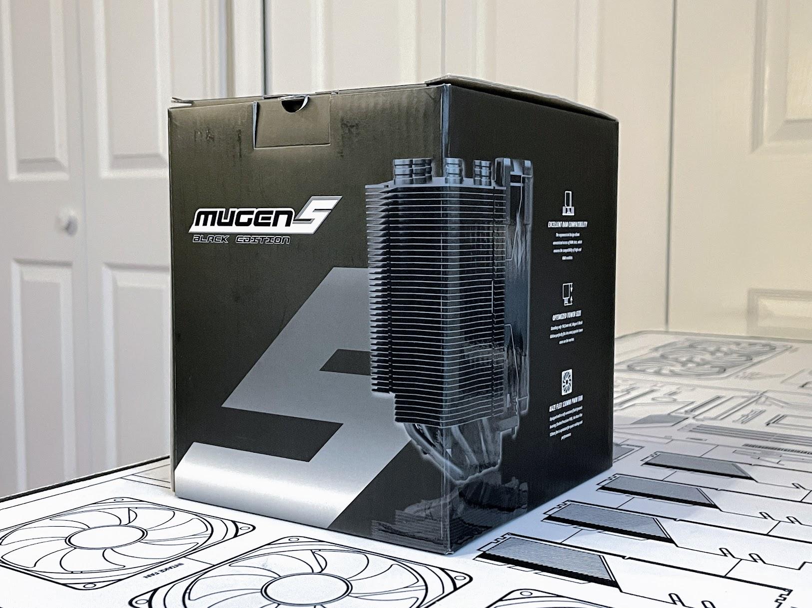 Scythe Mugen 5 Black Edition (SCMG-5100BE) + 2x Arctic P12 PST PWM Case Fans & 8g MX-4 Thermal Paste