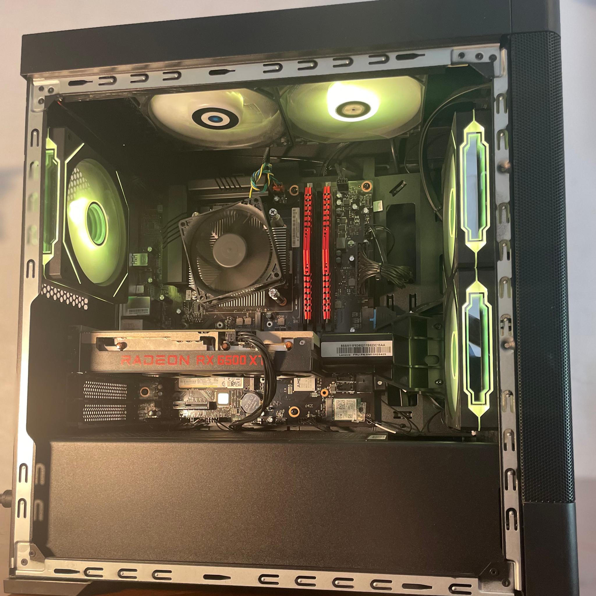 Gaming PC | Radeon 6500 XT| RYZEN 5 | 16GB RAM | WINDOWS 11 | WIFI & BT