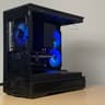 🖤♠️ Black Gaming PC ♠️🖤 RTX 5060 | Ryzen 5 5500 | 16gb RGB RAM | 1TB SSD - WiFi, BlueTooth
