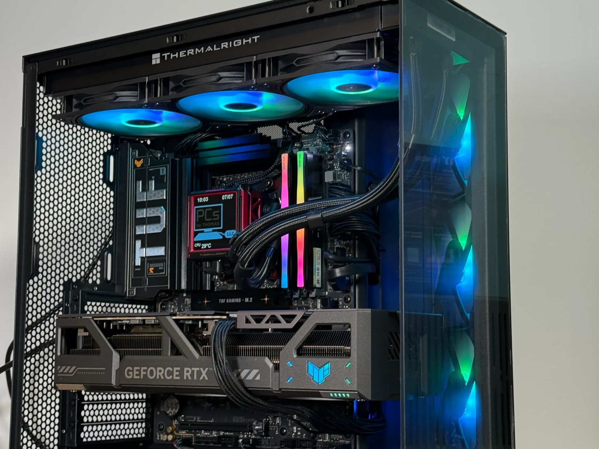 RTX 5090 Ryzen 9950x3d Gaming/Workstation Behemoth 64gb DDR5 4TB SSD