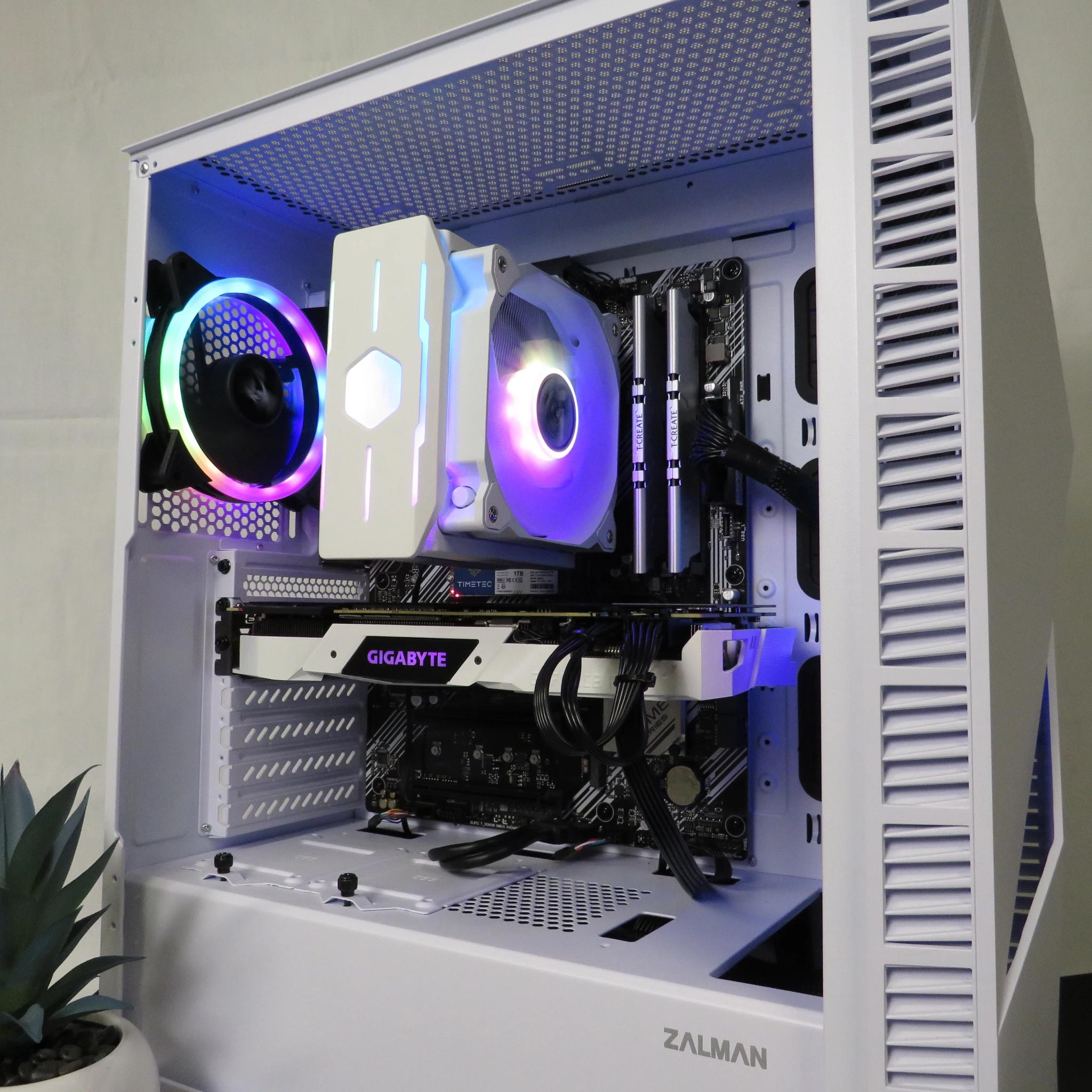Black and White Beauty! RTX 2080 + Ryzen 5 2600X + 16 GB DDR4 + 1 TB NVME