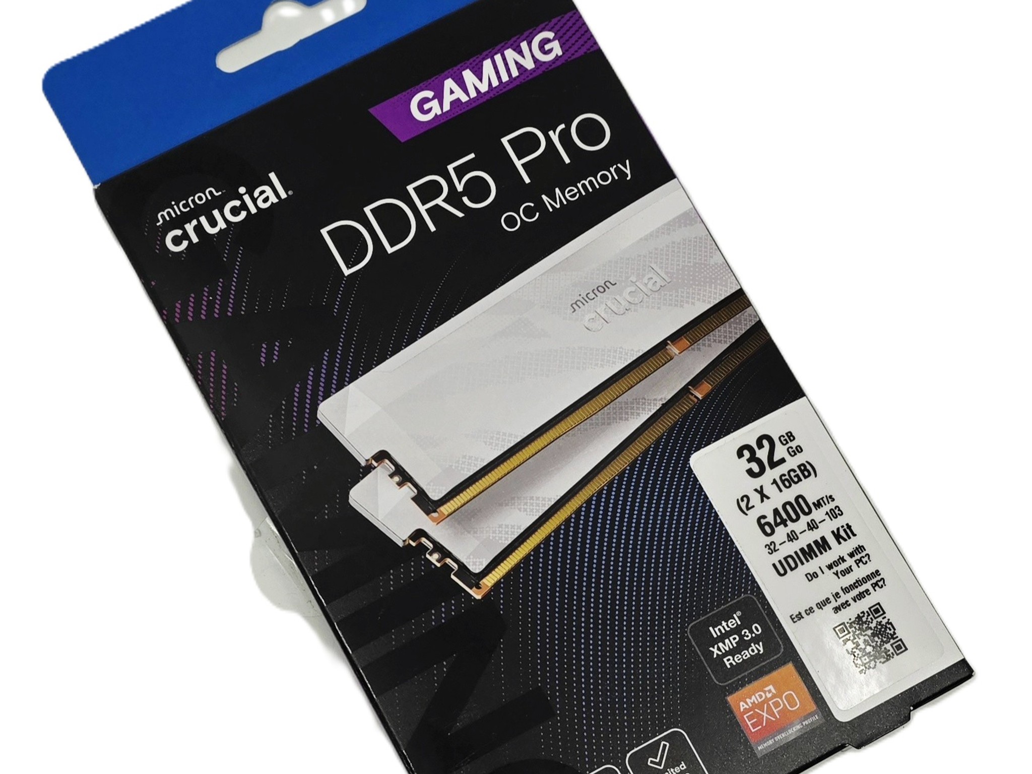 Crucial Pro Overclocking 32GB DDR5-6000 (2x16GB) New Sealed RAM KIT