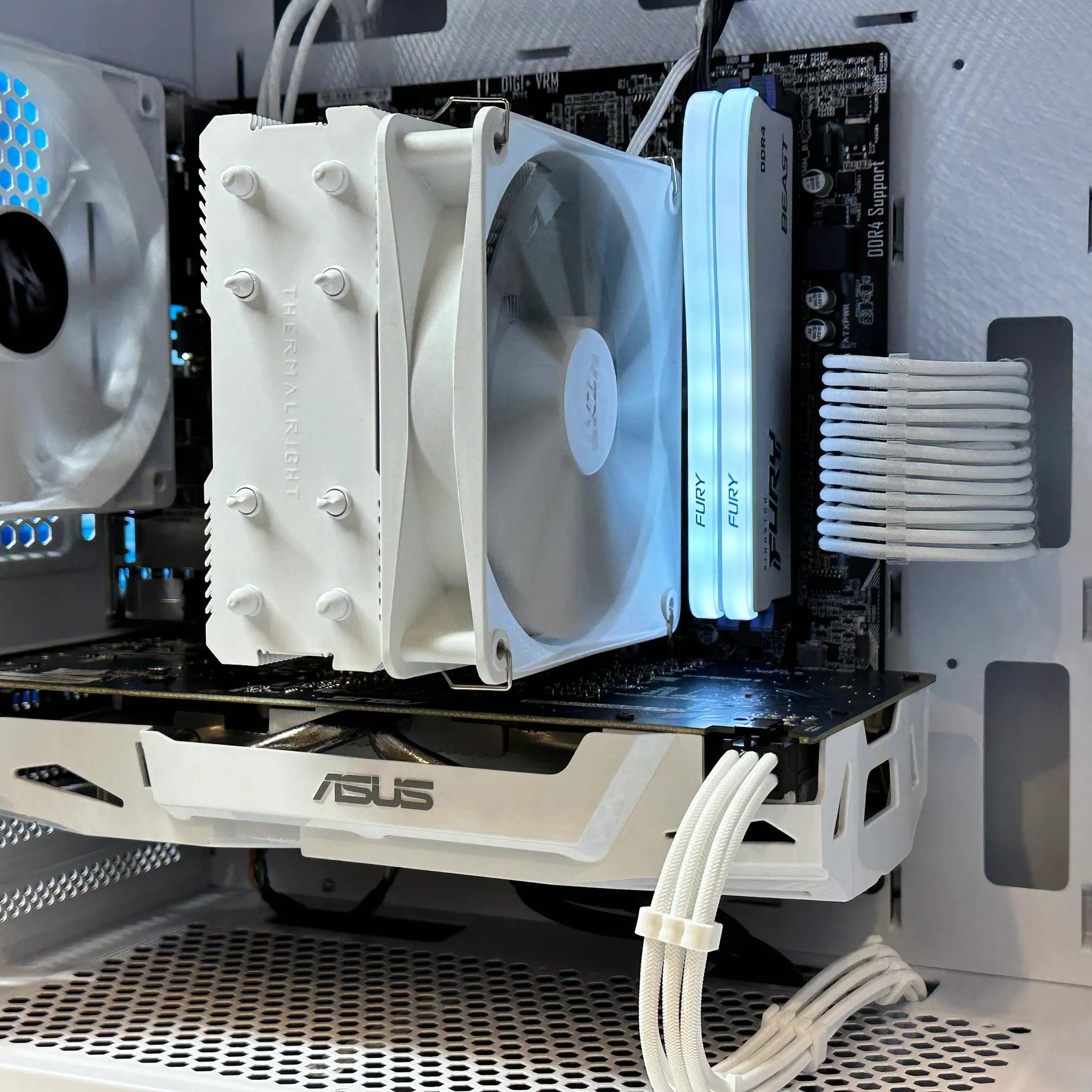 🤍🧊 Iceberg🤍🧊-Gaming PC-Nvidia GTX 1060-AMD Ryzen 5 2600-16GB DDR4 RAM-500GB NVME