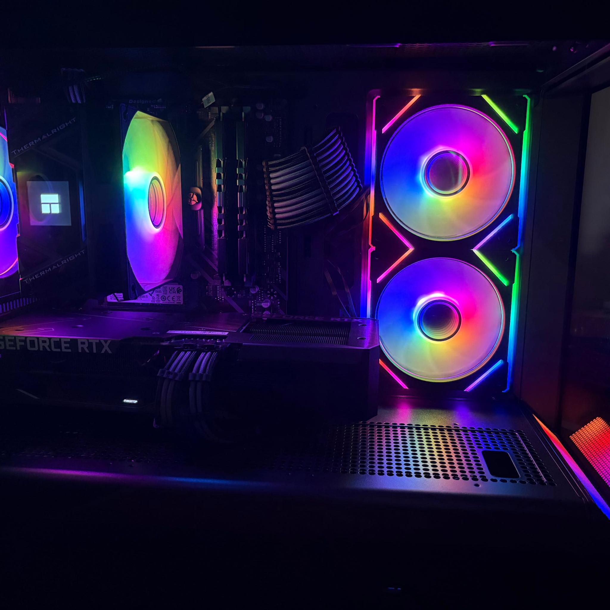 **❄️🔥 AORUS RTX 3060 ELITE 12GB + Ryzen 7 3700X | 16GB OLOy 3000MHz | 2.5TB Blackout Gaming PC 🔥❄️**