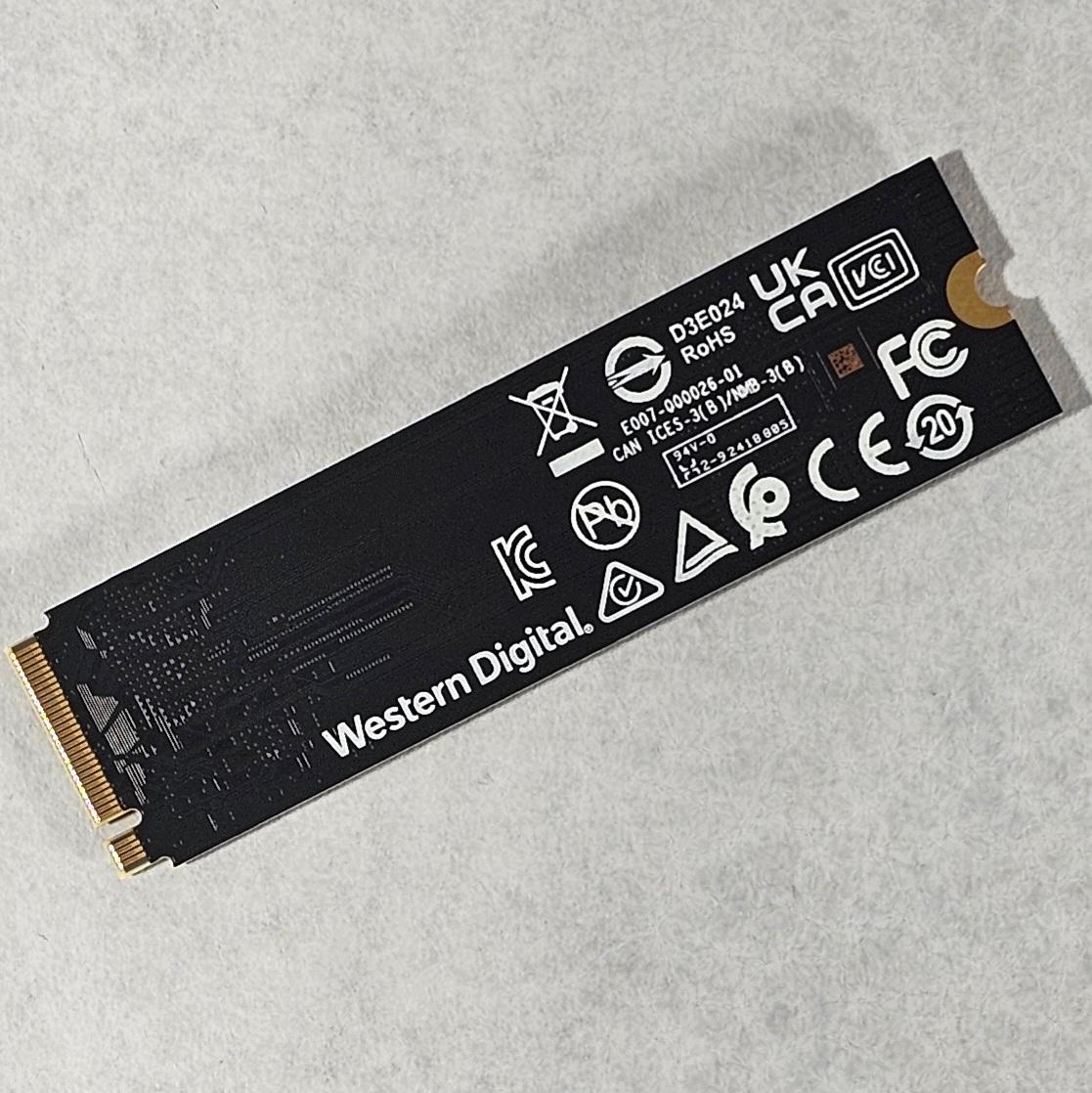 2TB NVMe M.2 SSD WD Blue SN580