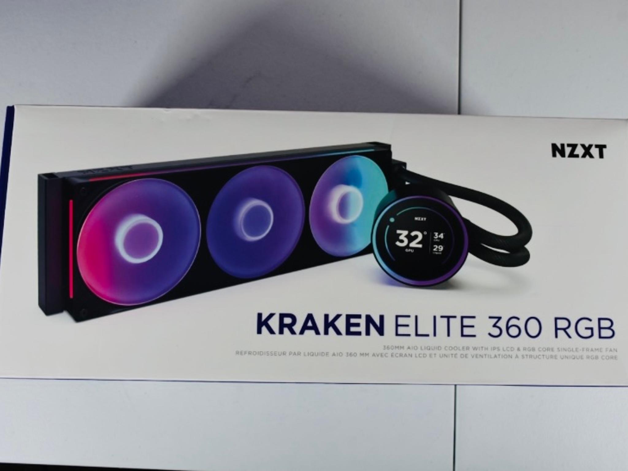 NZXT Kraken Elite 360 RGB 2024 Liquid Cooler - Black