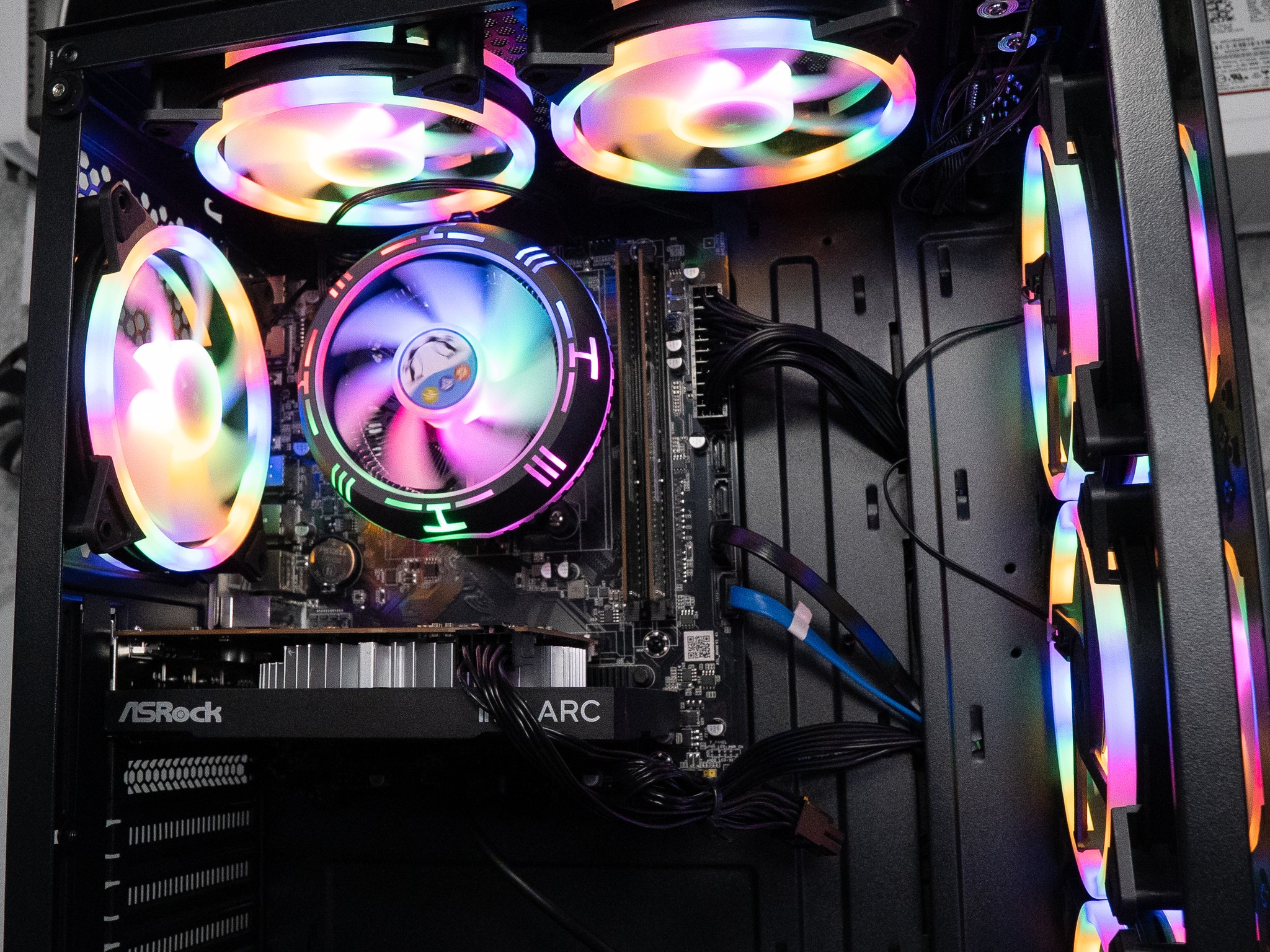 🍬🌠 BUDGET - FORTNITE Ready GAMING PC | RYZEN 5 1600X | INTEL ARC A380 6GB | 16GB DDR4 RAM | 1.25TB |