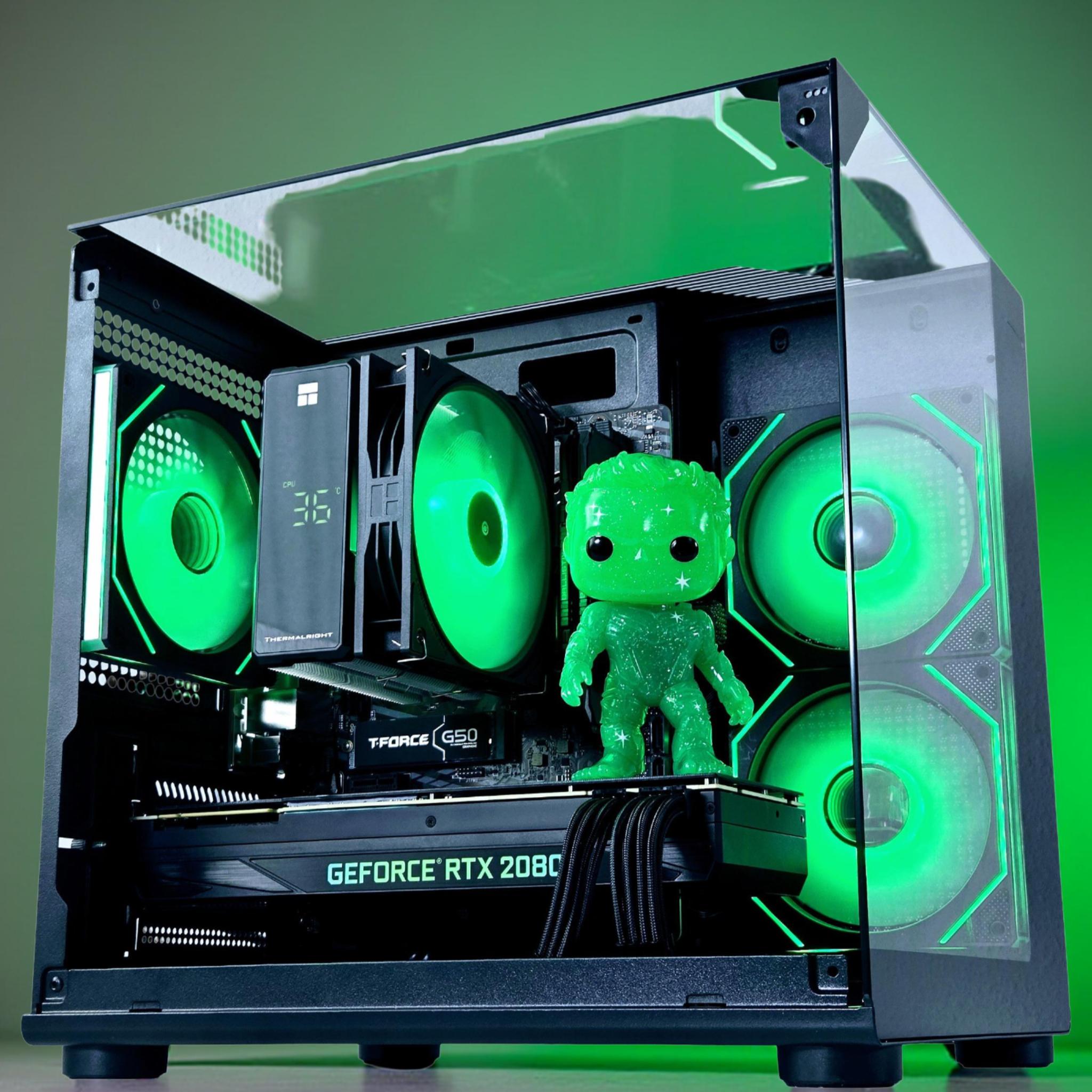 🧟‍♂💪🧪1080P Gaming PC🟢Nvidia RTX 2080 8GB🟢 AMD Ryzen 5 3500X 6 core🟢 16GB DDR4