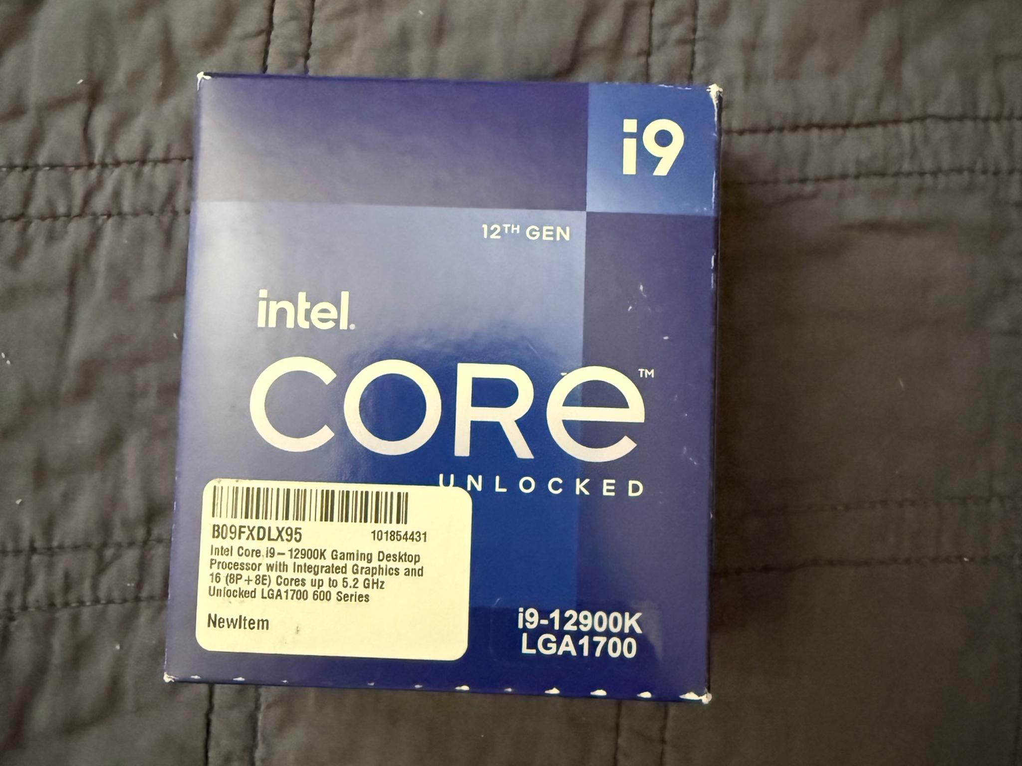 Intel i9 12900K