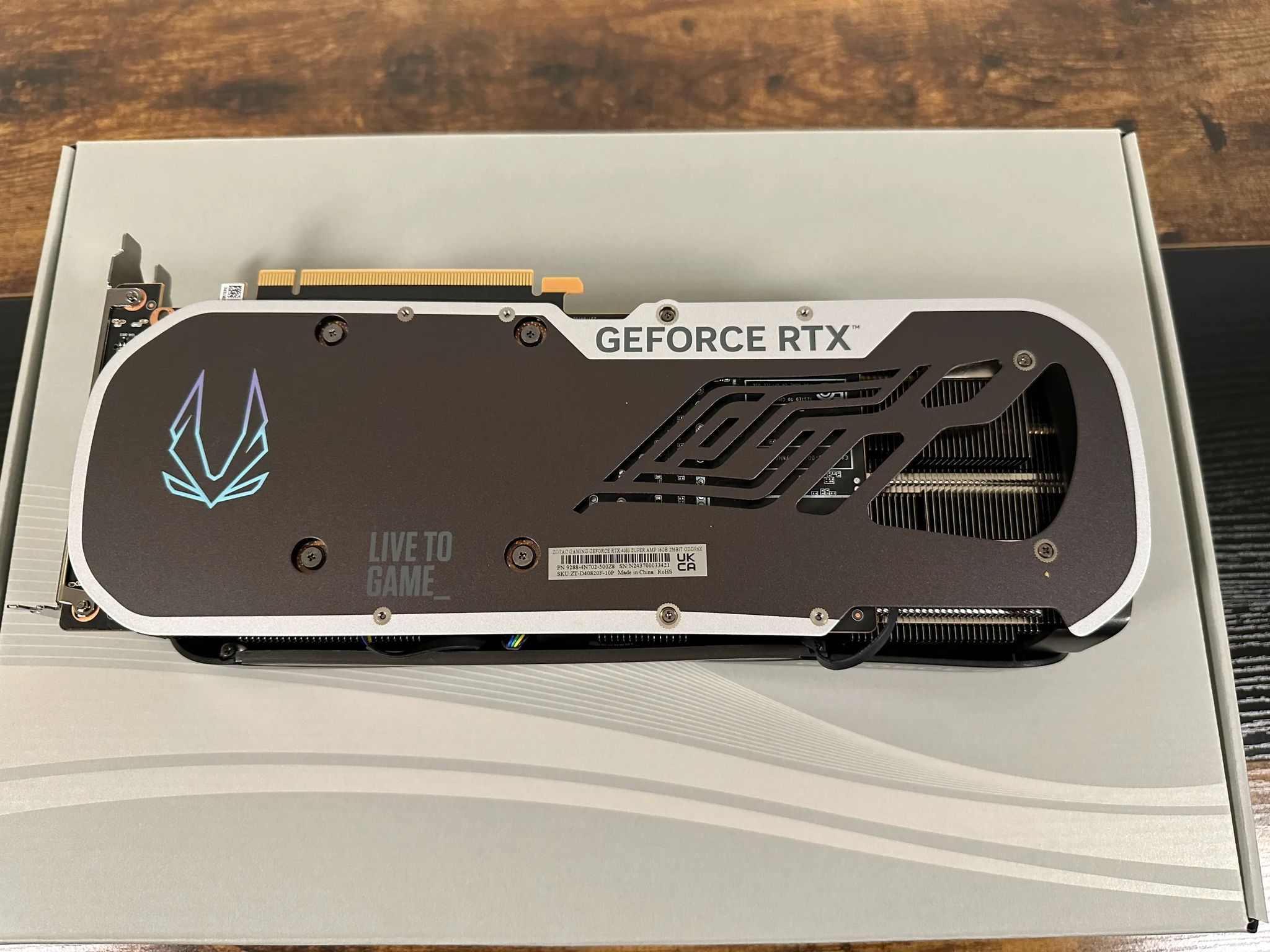 ZOTAC GAMING GeForce RTX 4080 SUPER AMP 16GB GDDR6X - Used, Like New with Original Box